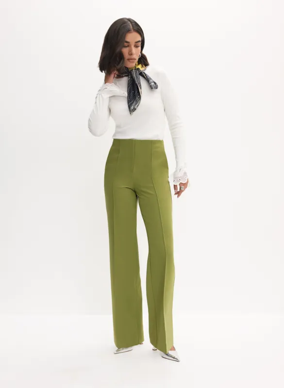 Lace Cuff Detail Top & Wide Leg Pants sold by Melanie Lyne