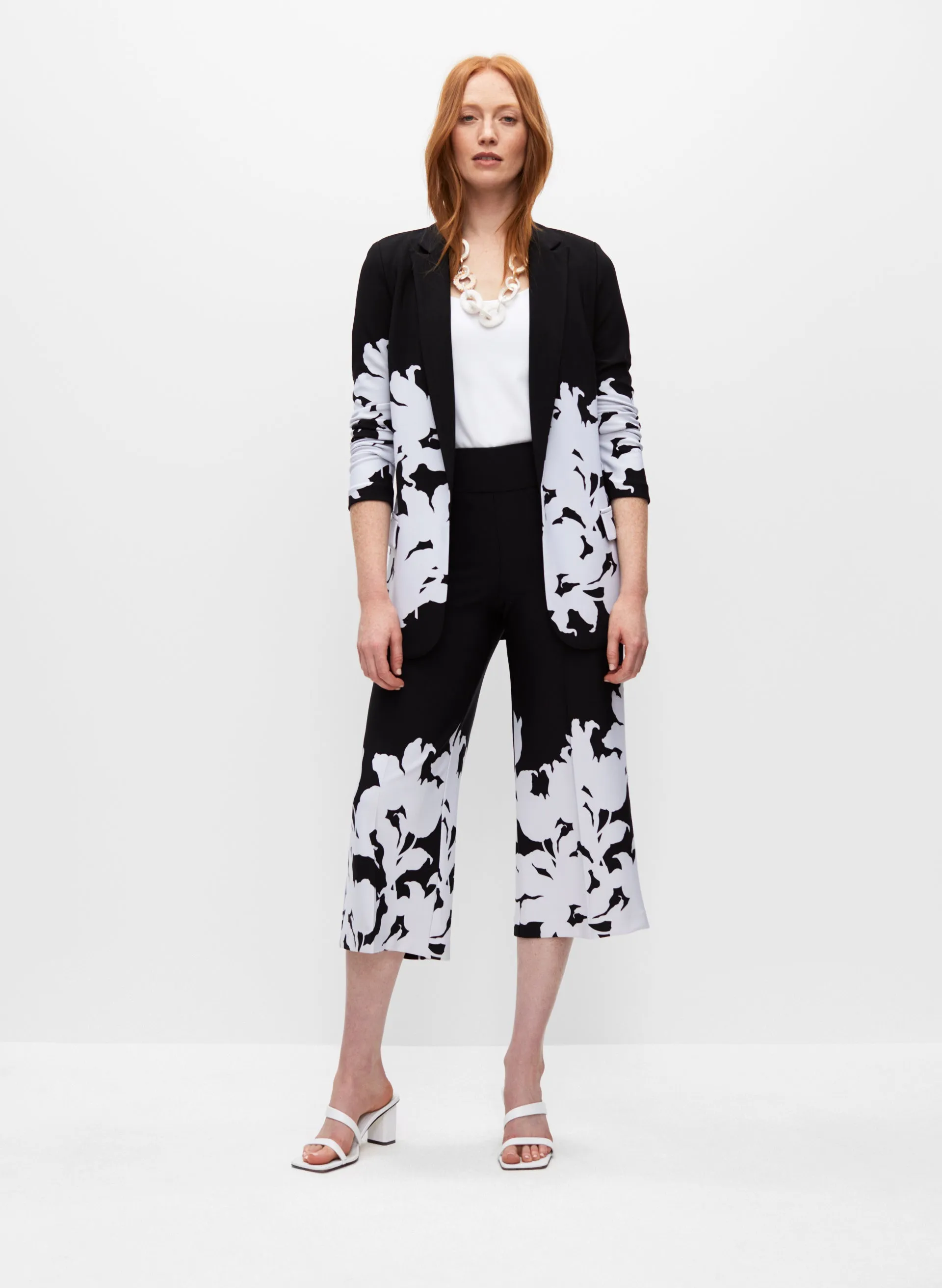 Joseph Ribkoff - Floral Open Jacket sold by Melanie Lyne