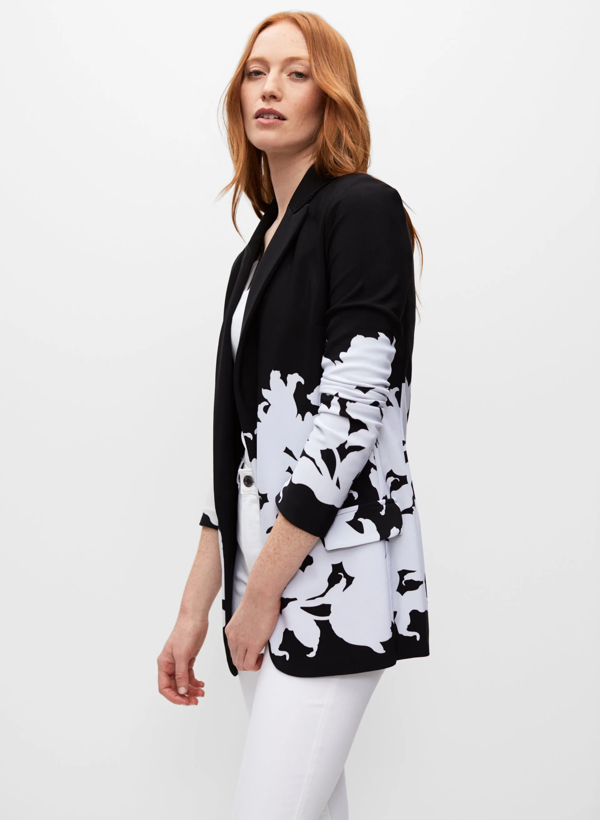 Joseph Ribkoff - Floral Open Jacket sold by Melanie Lyne product image thumbnail 2