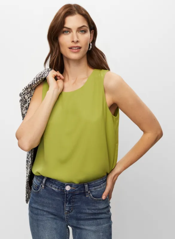 Sleeveless Crew Neck Top sold by Melanie Lyne