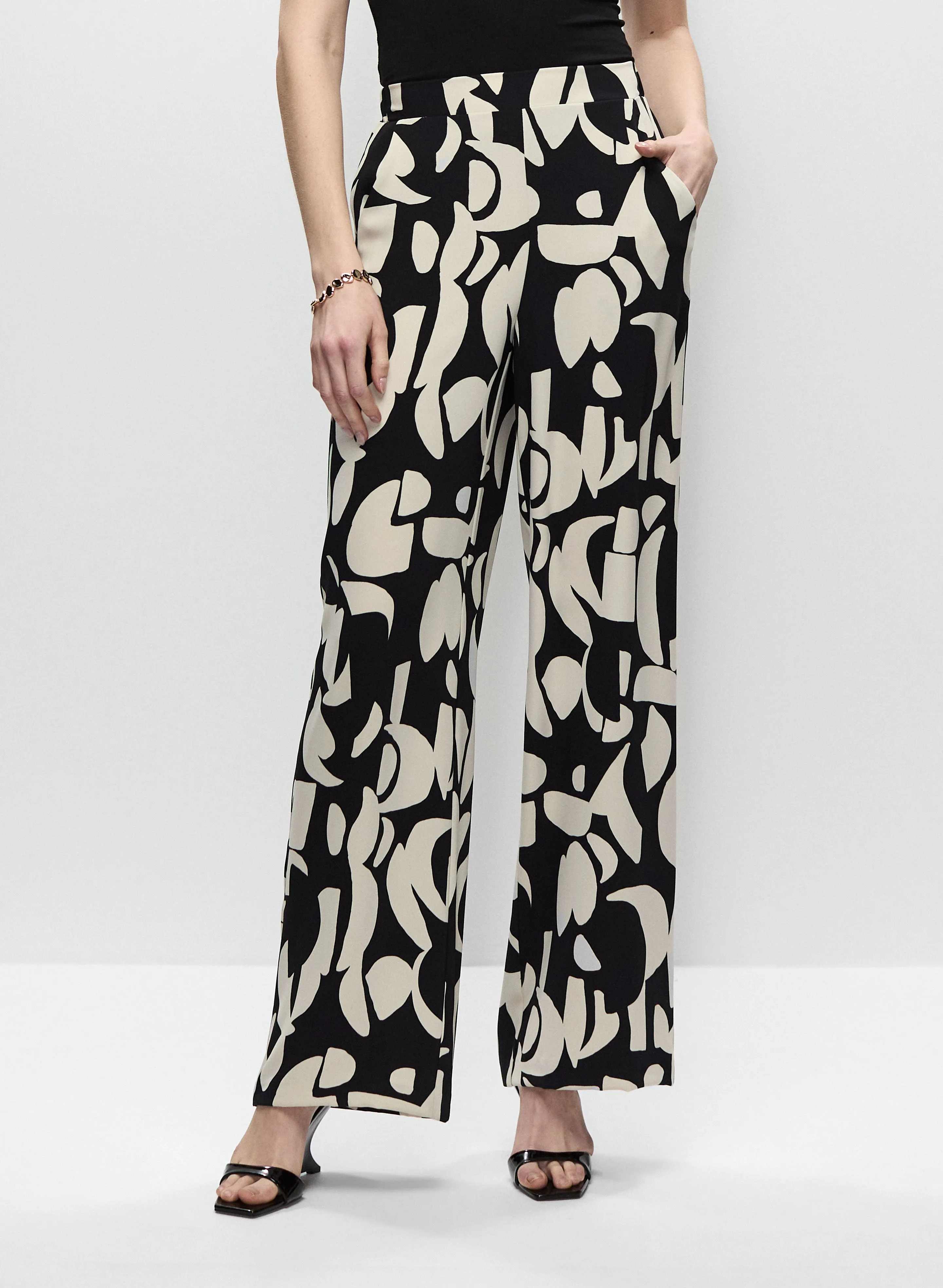Joseph Ribkoff - Wide Leg Pull-On Pants sold by Melanie Lyne