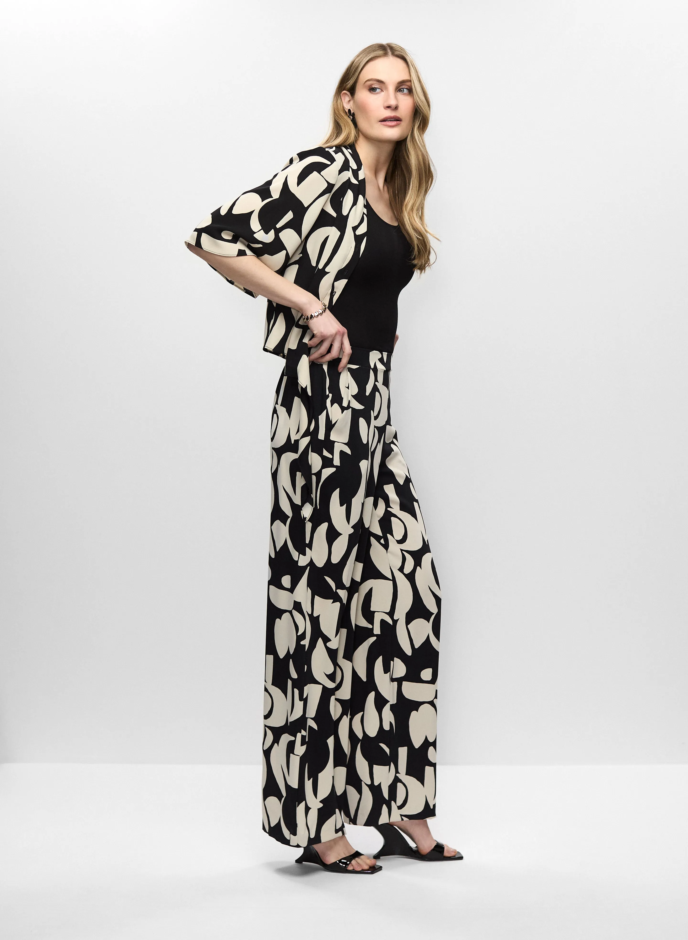 Joseph Ribkoff - Wide Leg Pull-On Pants sold by Melanie Lyne product image thumbnail 4