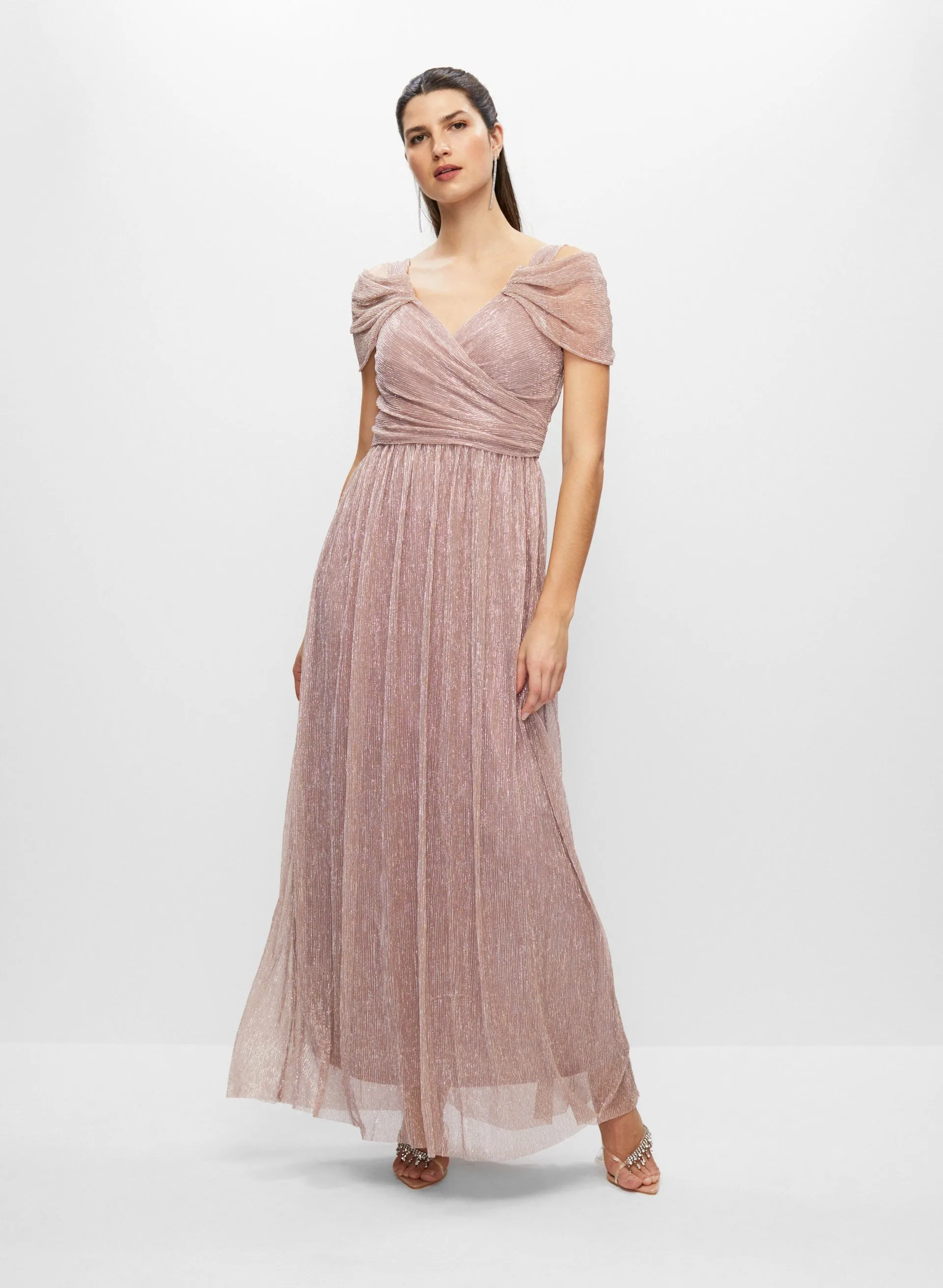 Sweetheart Neck Crinkle Dress sold by Melanie Lyne