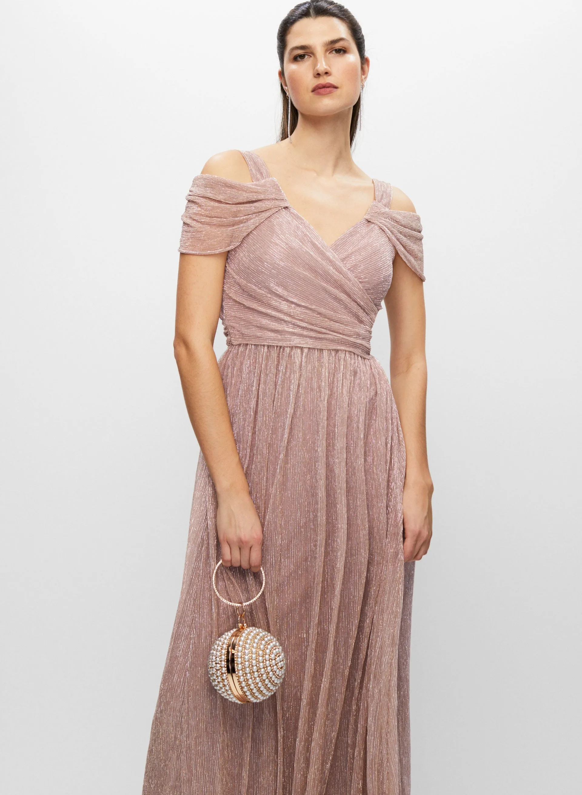 Sweetheart Neck Crinkle Dress sold by Melanie Lyne product image thumbnail 5