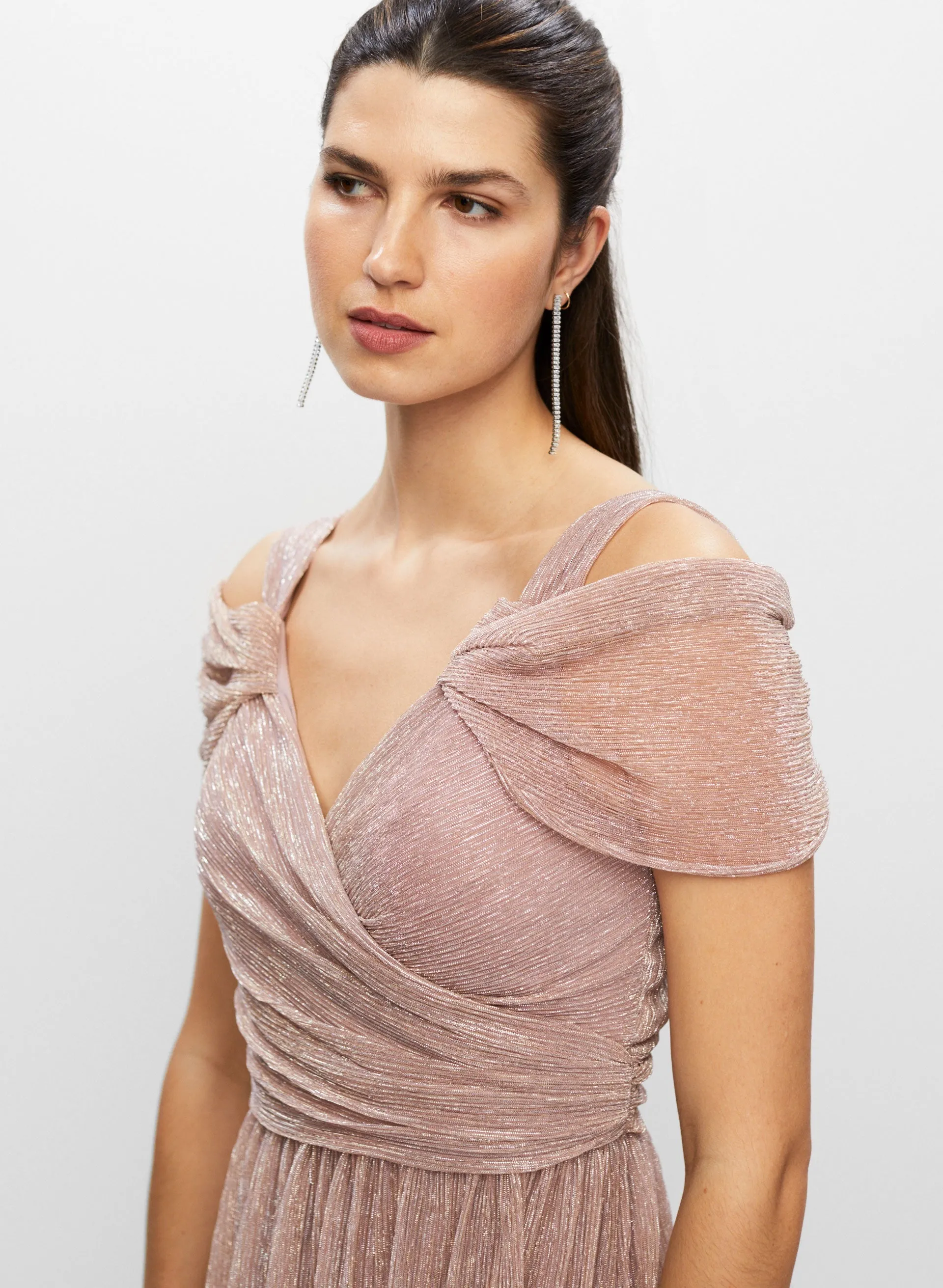 Sweetheart Neck Crinkle Dress sold by Melanie Lyne product image thumbnail 2