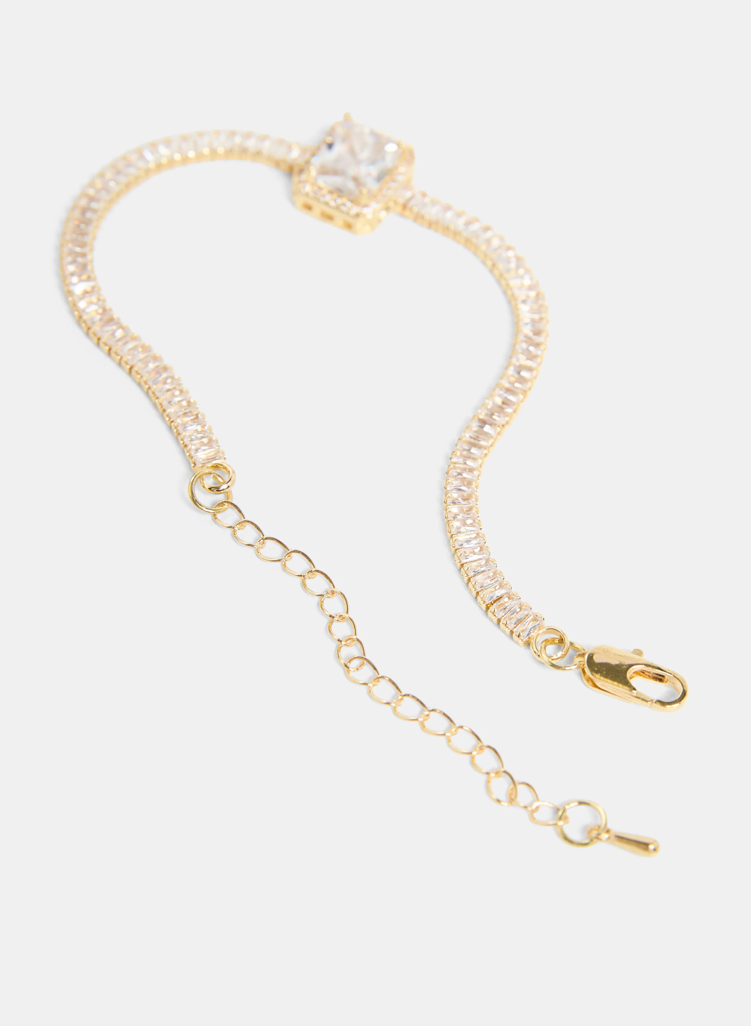 Cubic Zirconia Baguette Bracelet sold by Melanie Lyne product image thumbnail 2