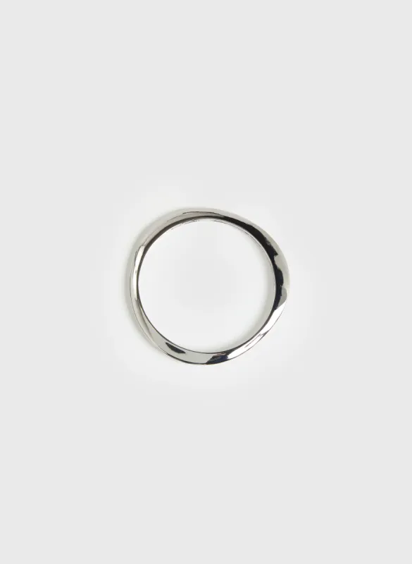 Rounded Triangular Metal Bangle sold by Melanie Lyne