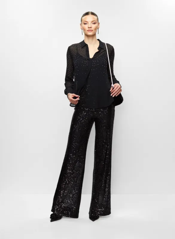 Embellished Shirt & Sequined Pants sold by Melanie Lyne