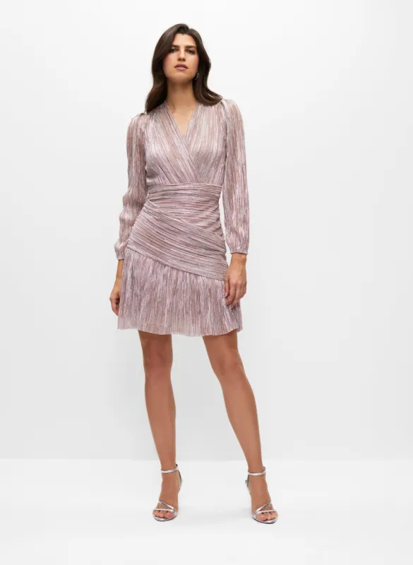 Metallic Plisse Dress sold by Melanie Lyne