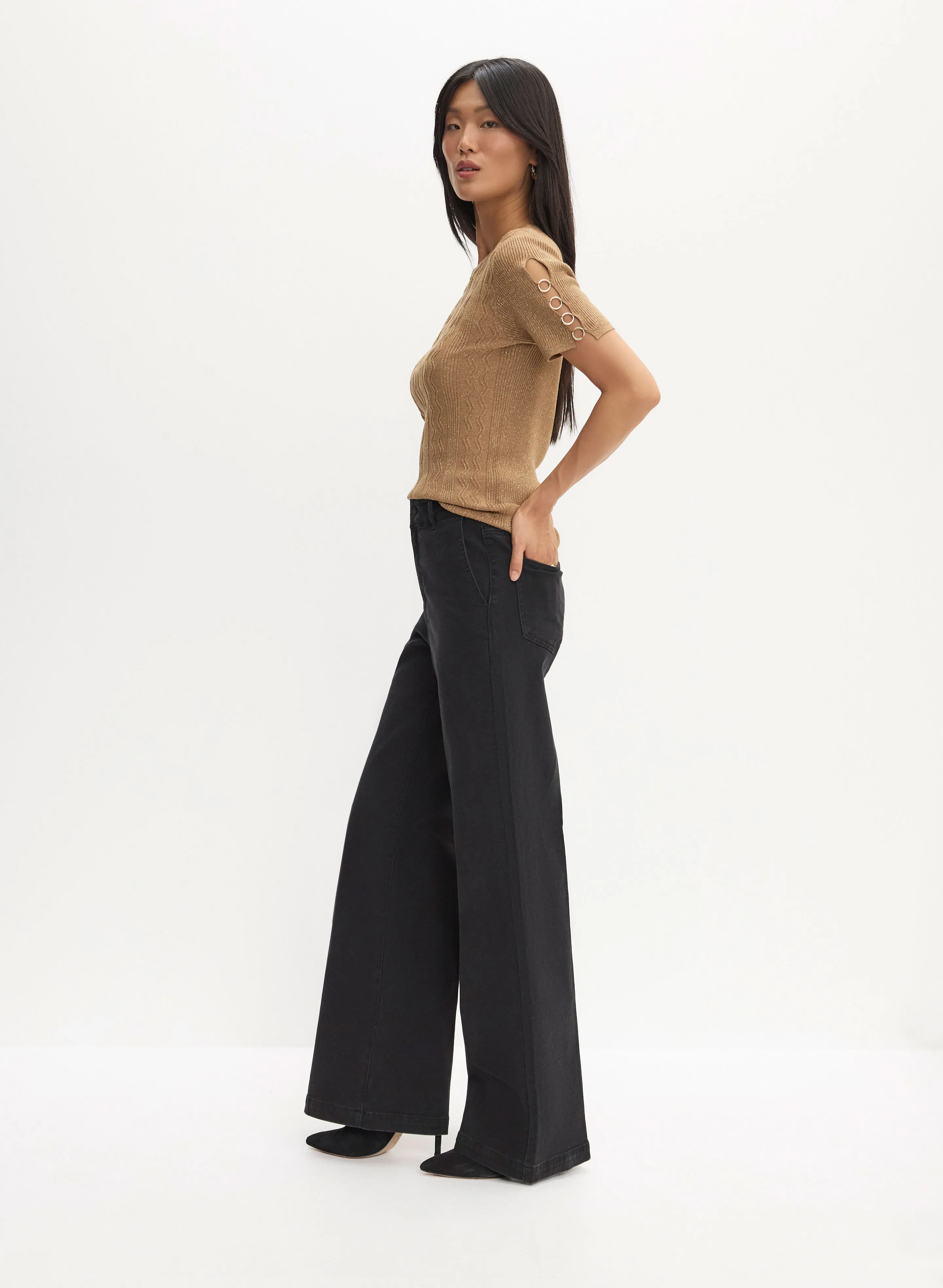 Wide Leg Jeans sold by Melanie Lyne product image thumbnail 5