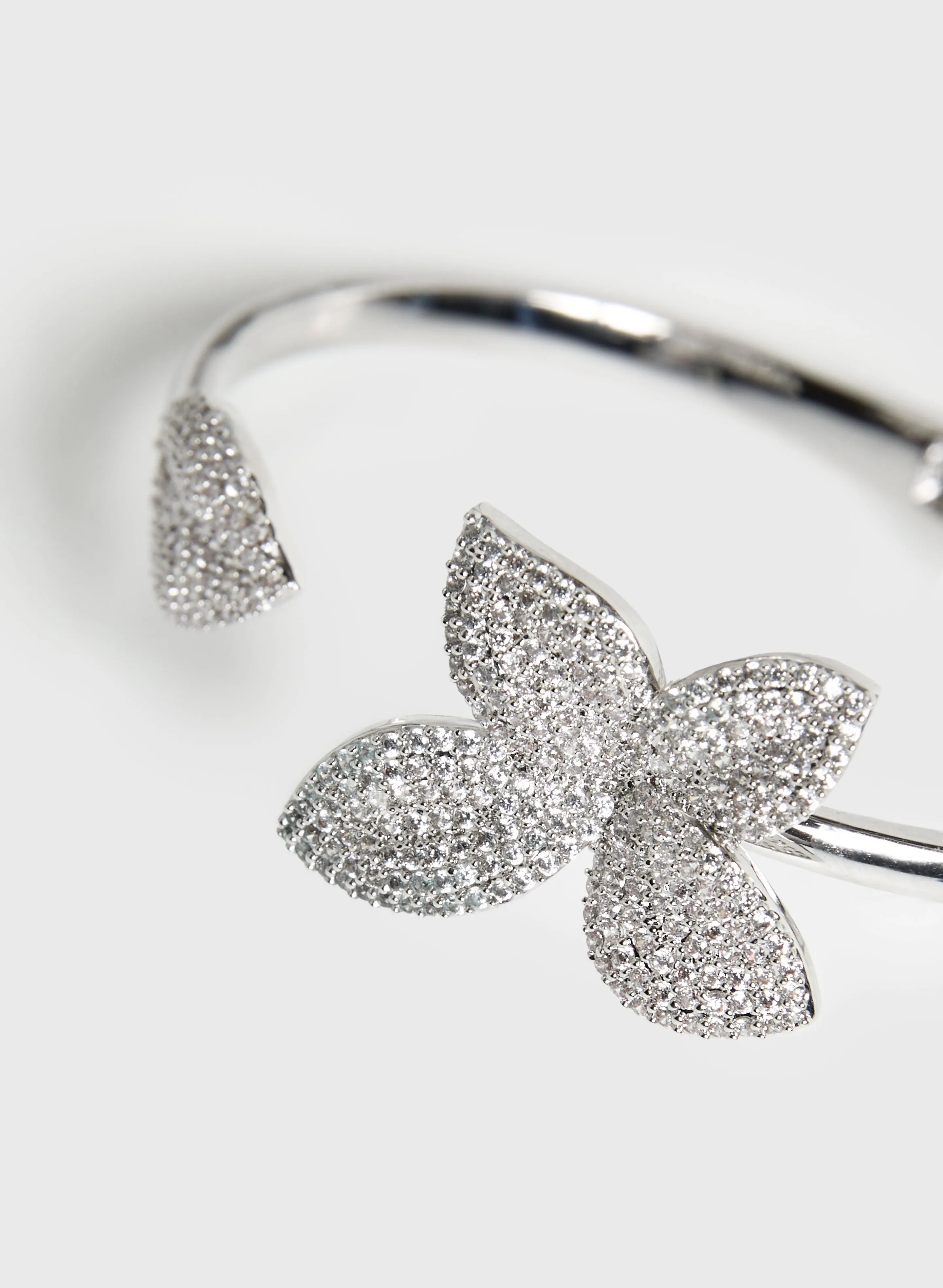 Crystal Open Hinged Bangle sold by Melanie Lyne product image thumbnail 2