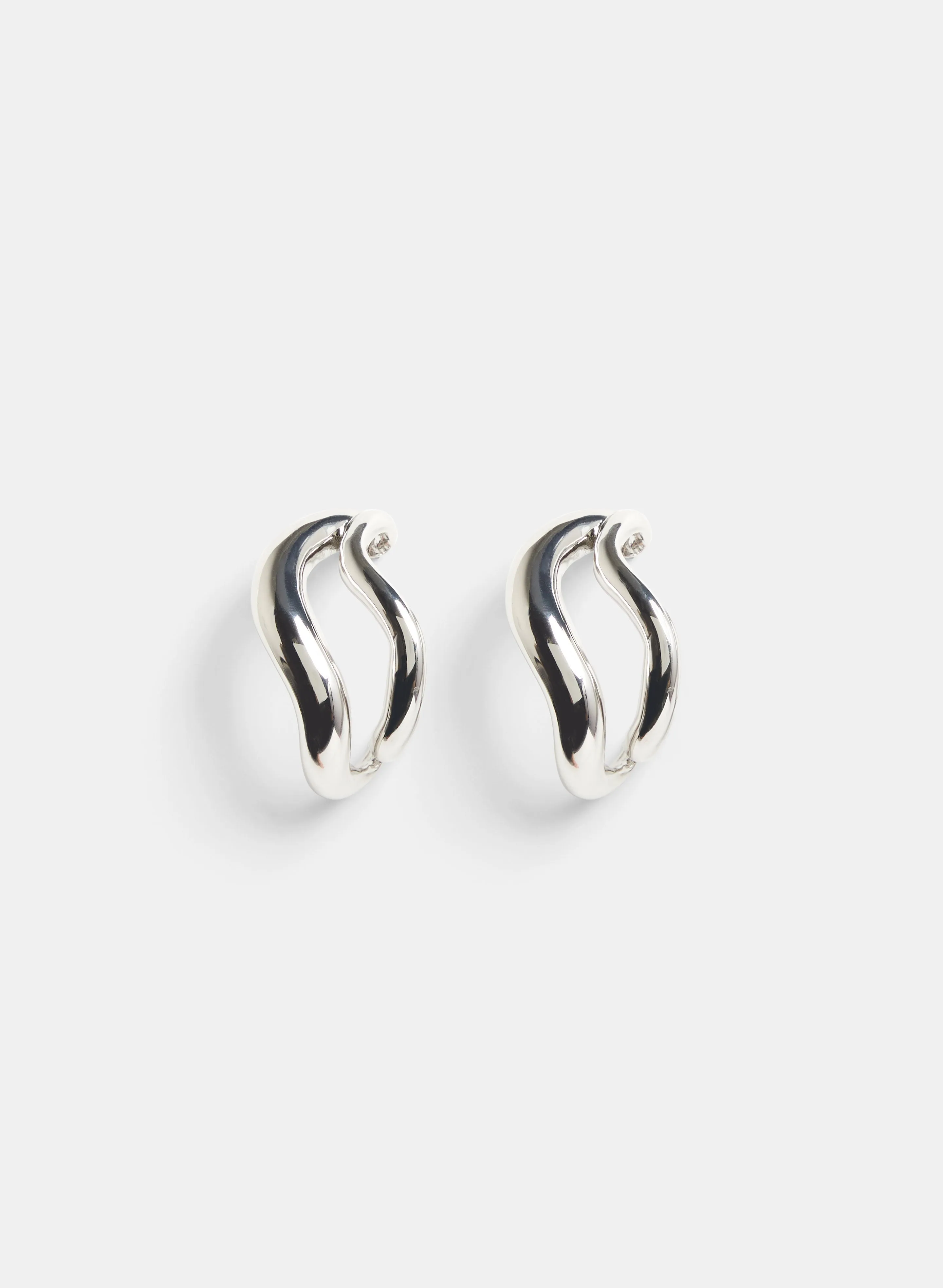 Elongated Abstract Hoop Earrings sold by Melanie Lyne