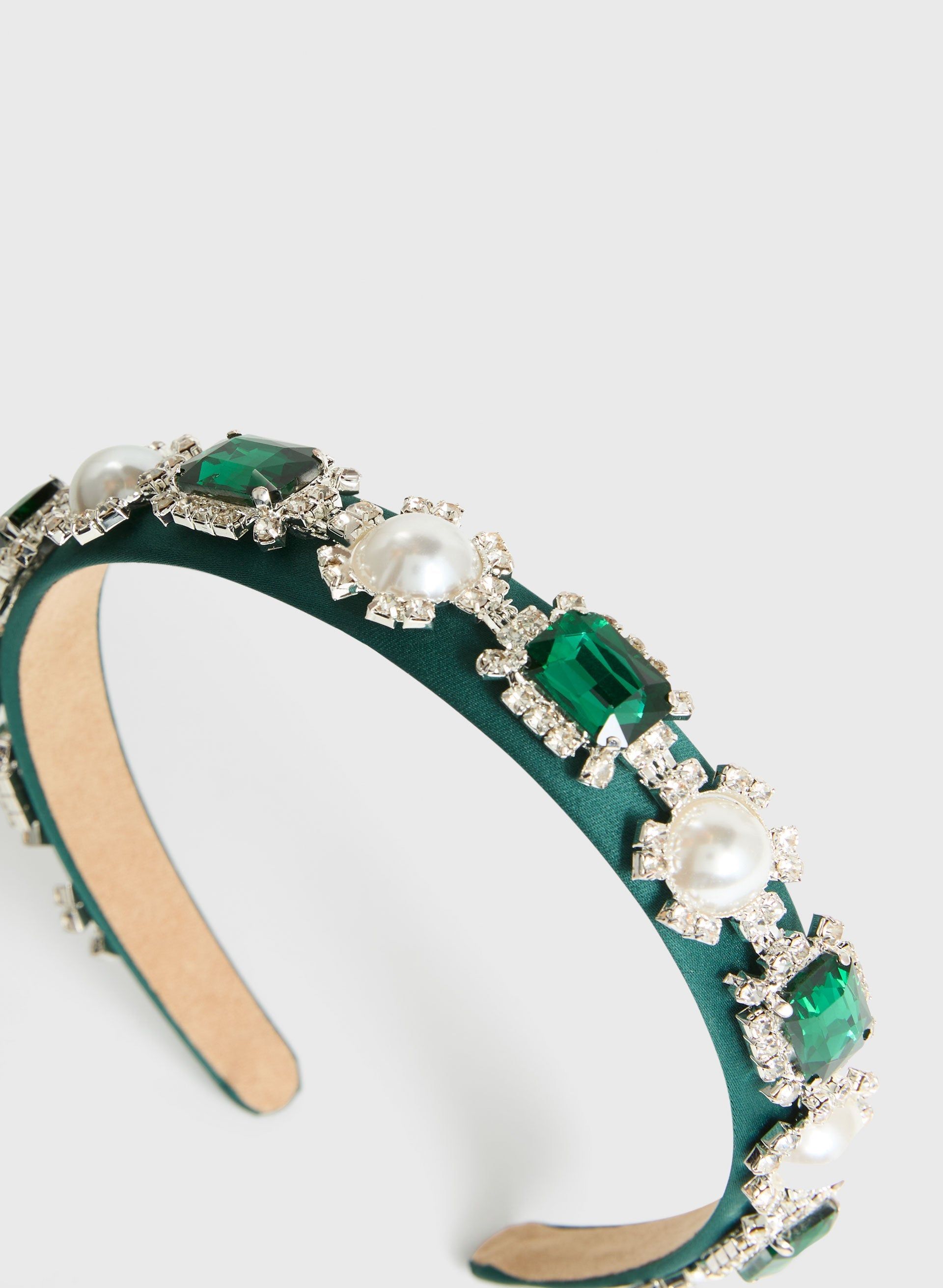 Bejeweled Satin Headband sold by Melanie Lyne product image thumbnail 2
