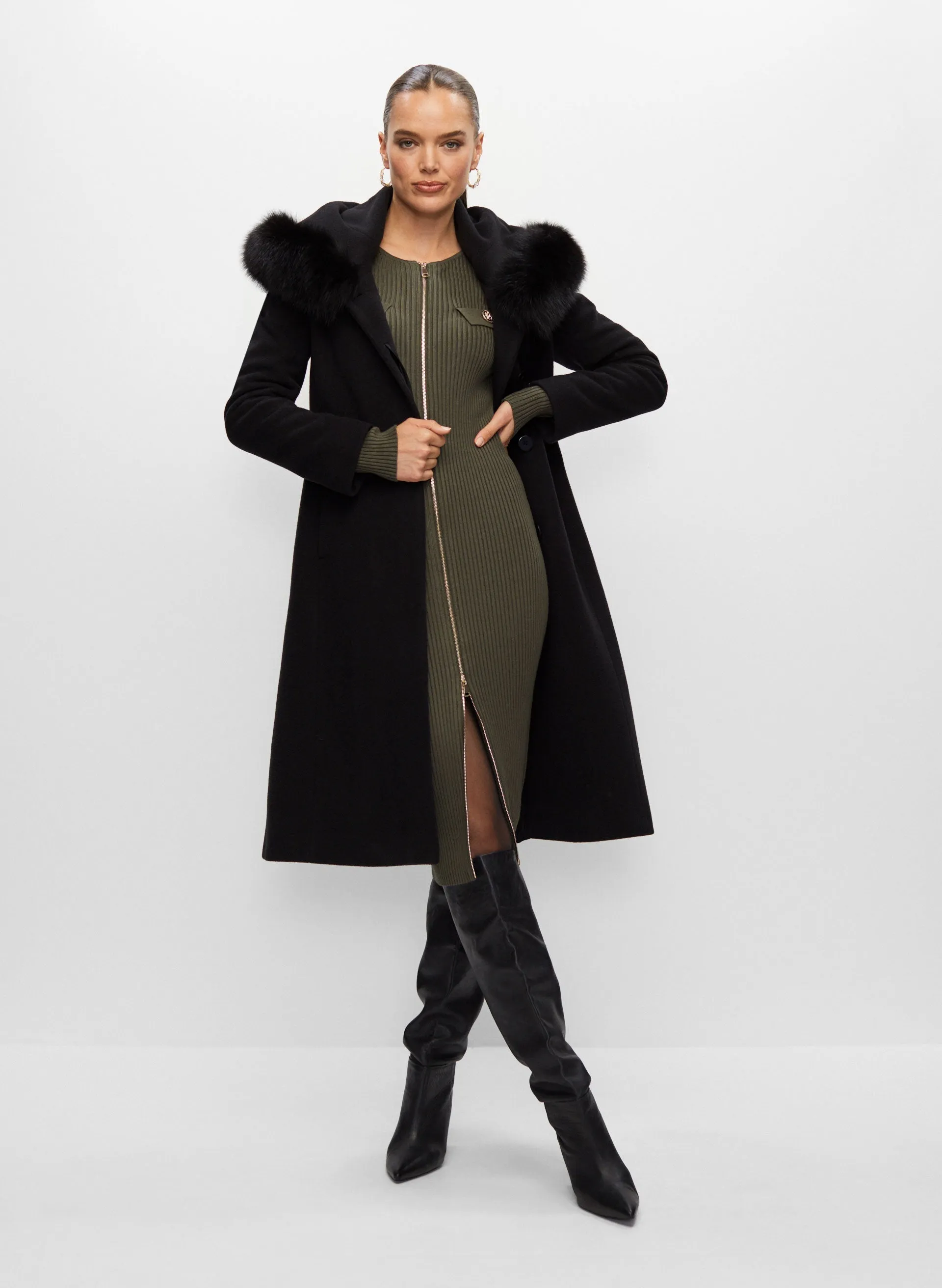 Mallia - Wool & Cashmere Blend Coat sold by Melanie Lyne product image thumbnail 4