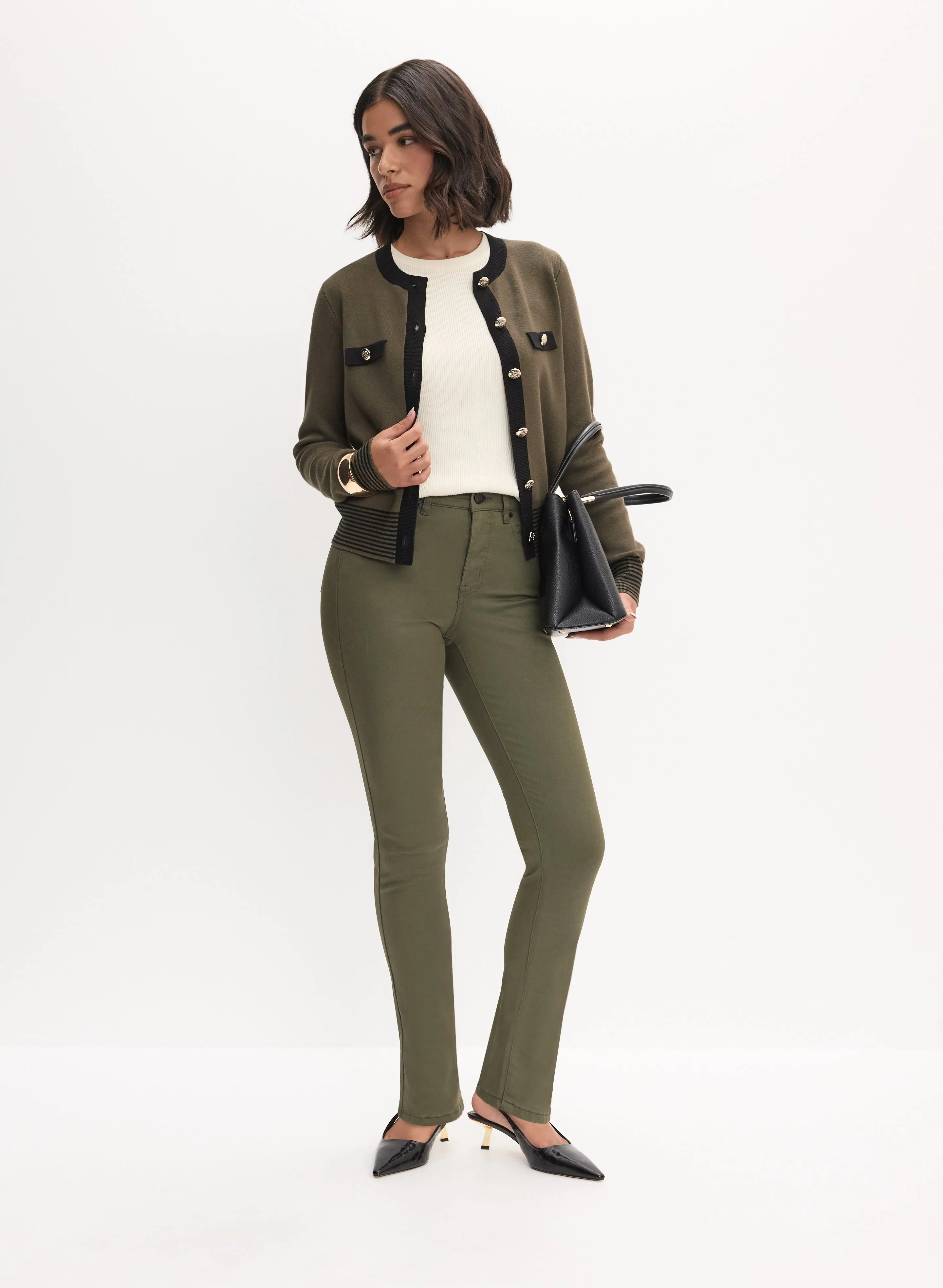 Essential Coated Straight Leg Jeans sold by Melanie Lyne product image thumbnail 3