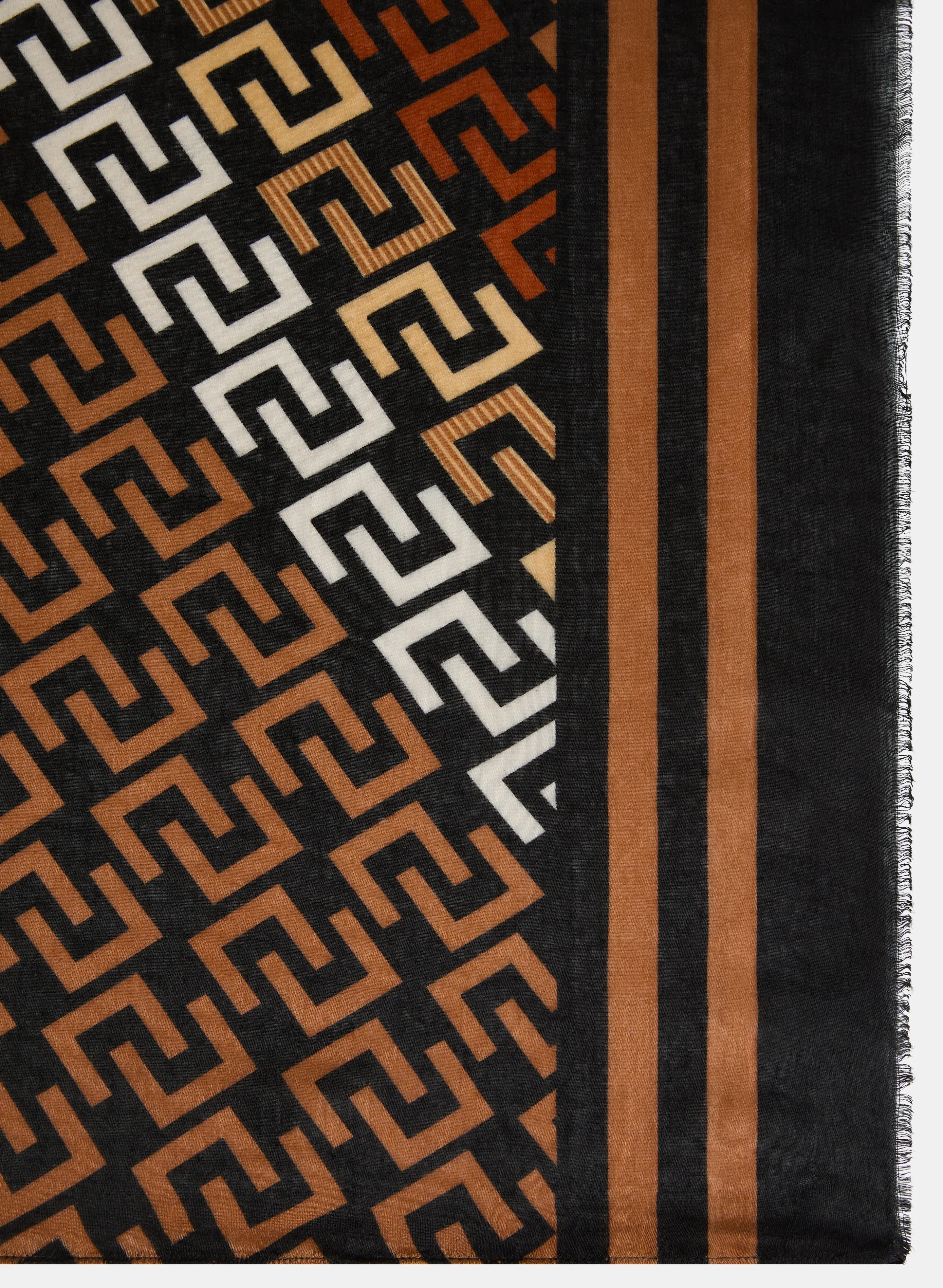 Abstract Print Oblong Scarf sold by Melanie Lyne product image thumbnail 4