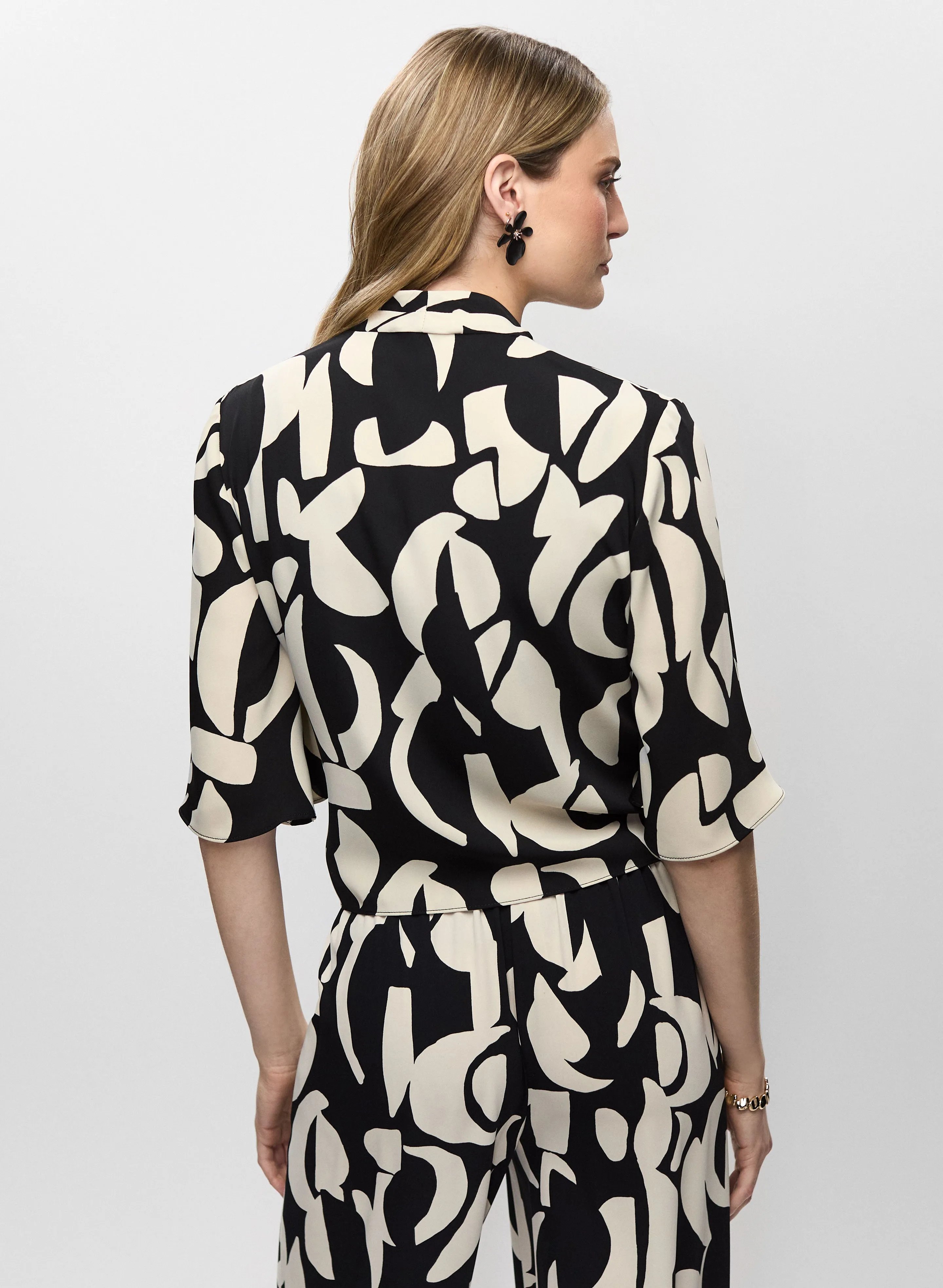 Joseph Ribkoff - Tie Front Button Down Blouse sold by Melanie Lyne product image thumbnail 4