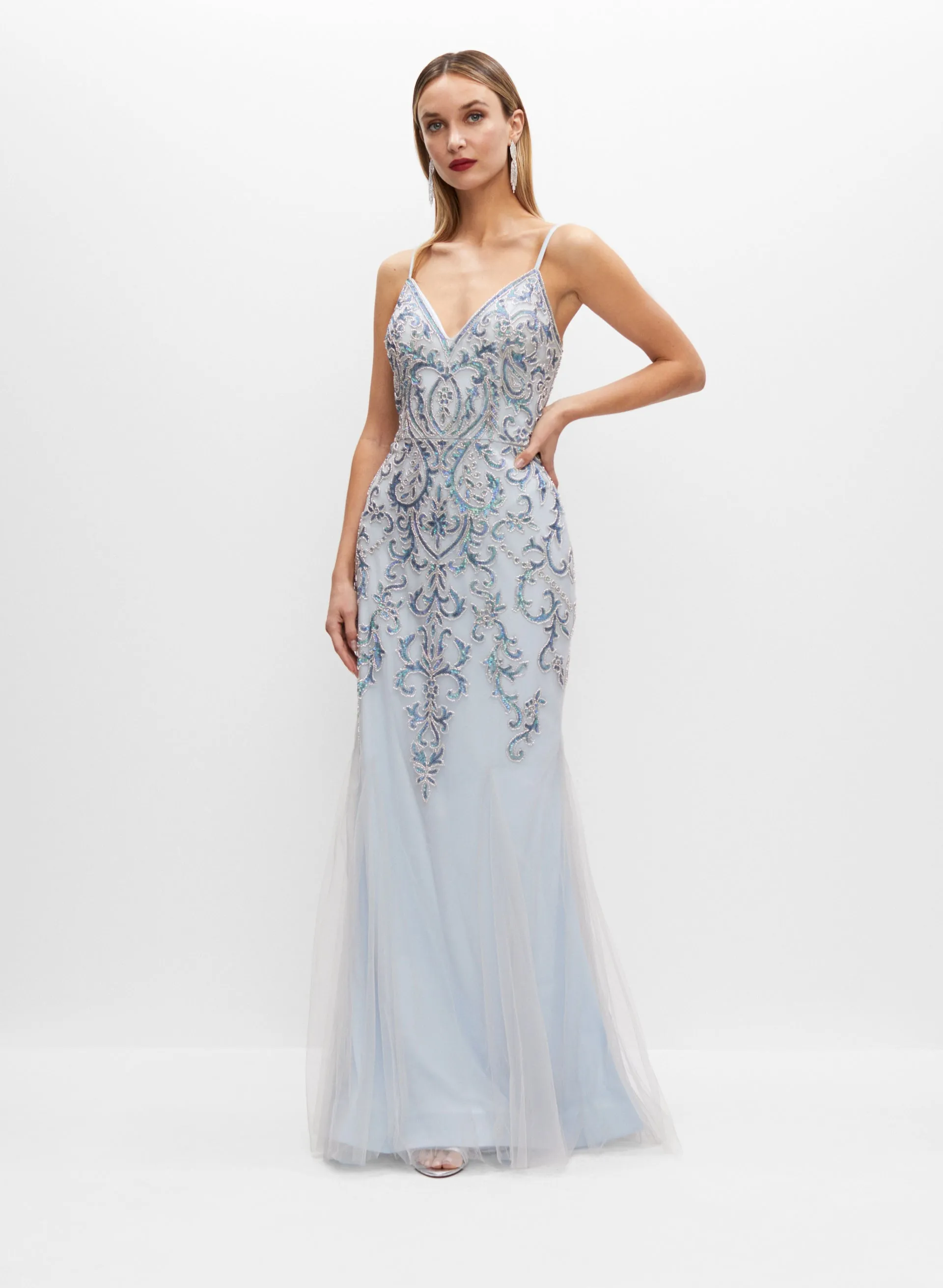 BA Nites - Beaded Mermaid Gown sold by Melanie Lyne