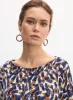 Abstract Print Crepe Top sold by Melanie Lyne