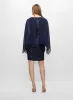 Chiffon Cape Sequin Dress sold by Melanie Lyne