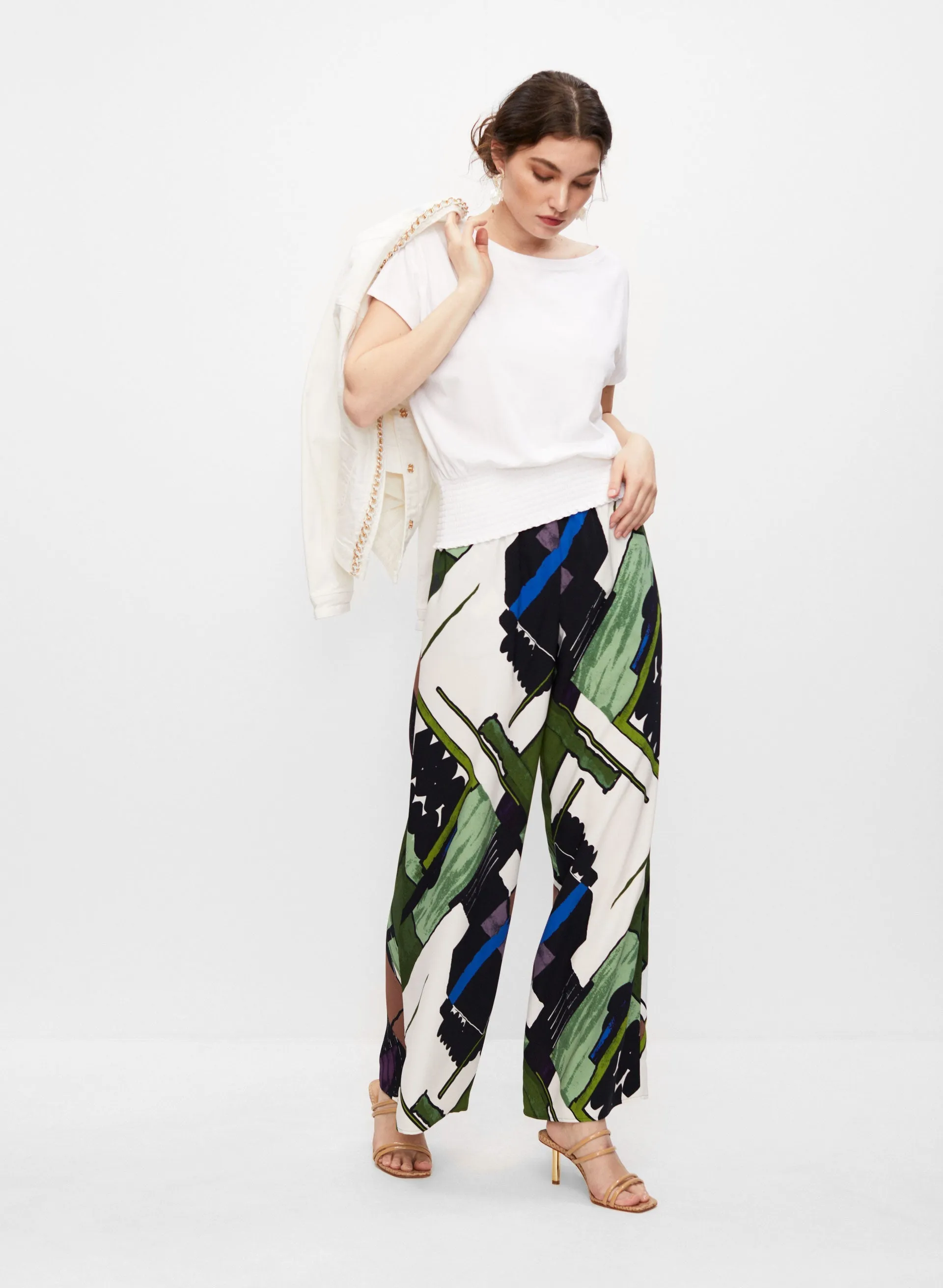 Smocked Waist Tee sold by Melanie Lyne product image thumbnail 3