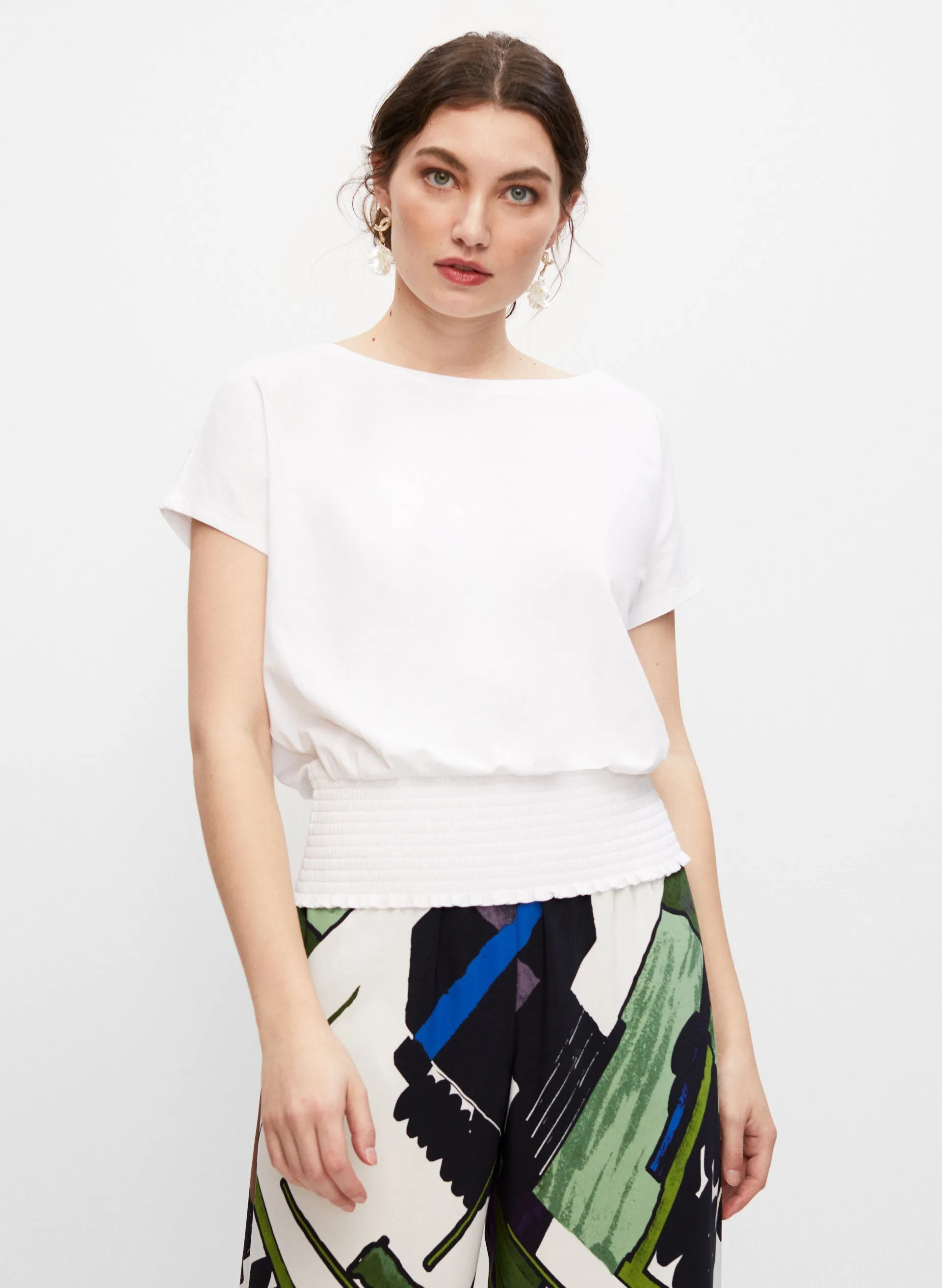 Smocked Waist Tee sold by Melanie Lyne