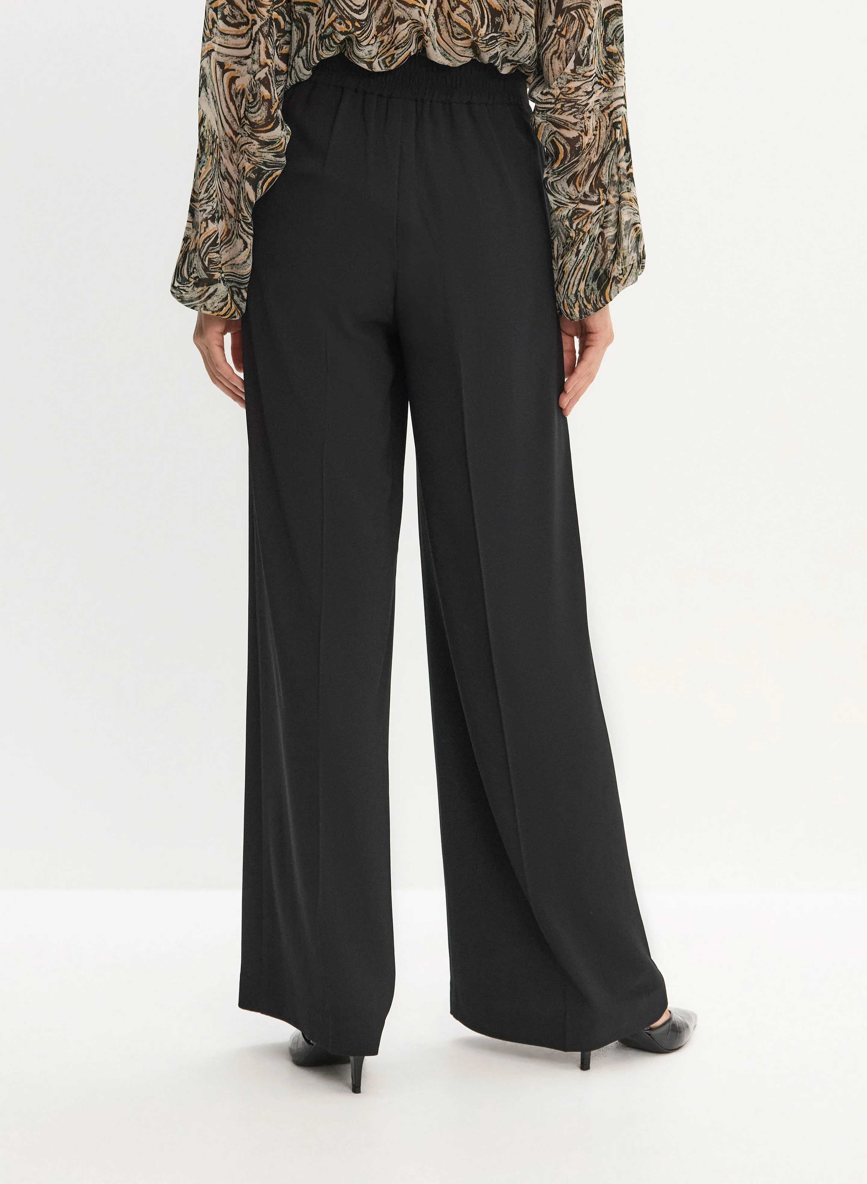 Wide Leg Pintuck Pants sold by Melanie Lyne product image thumbnail 2