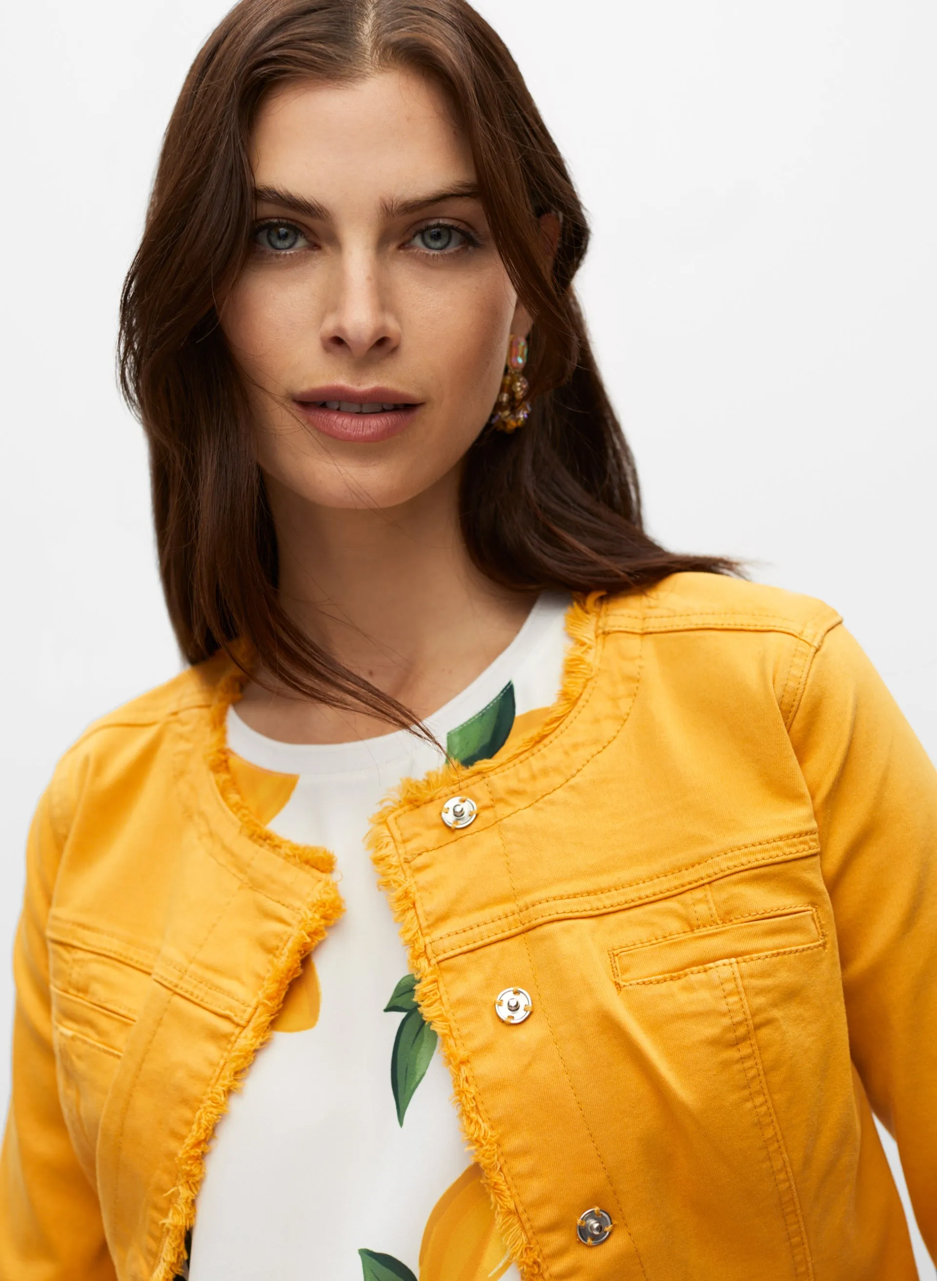 Frayed Denim Jacket sold by Melanie Lyne product image thumbnail 3