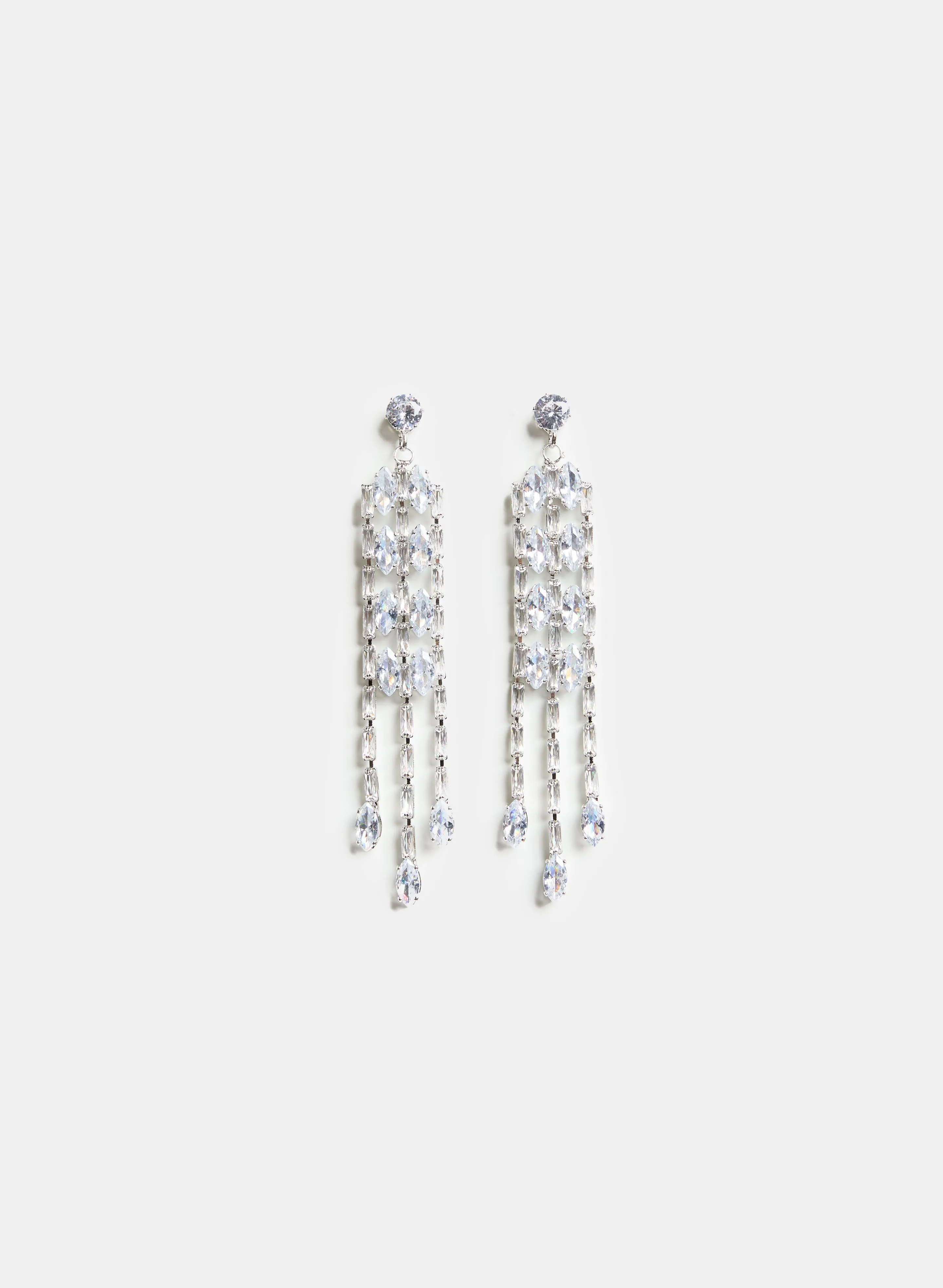 Cubic Zirconia Chandelier Earrings sold by Melanie Lyne