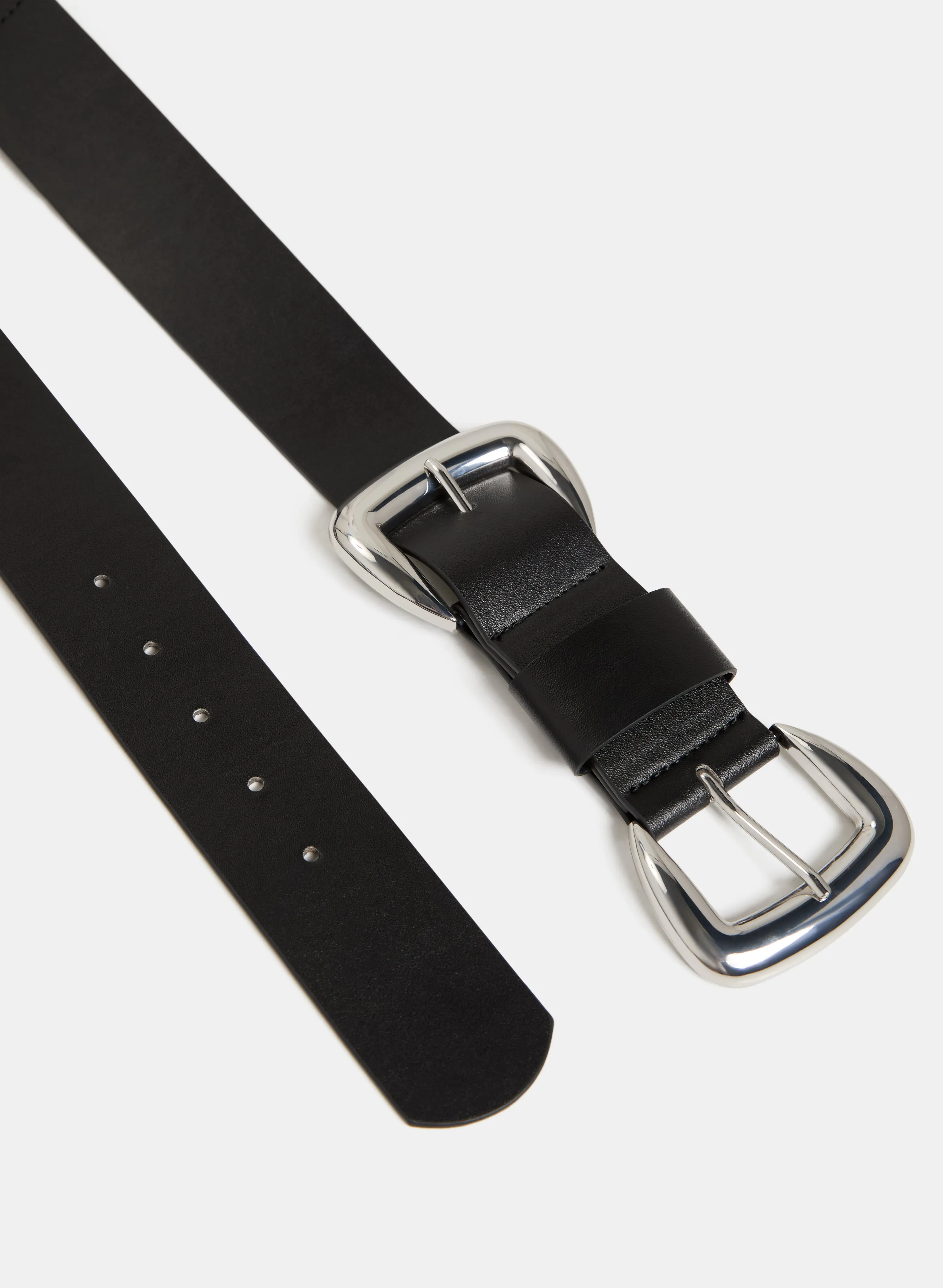 Large Double Buckle Belt sold by Melanie Lyne product image thumbnail 3