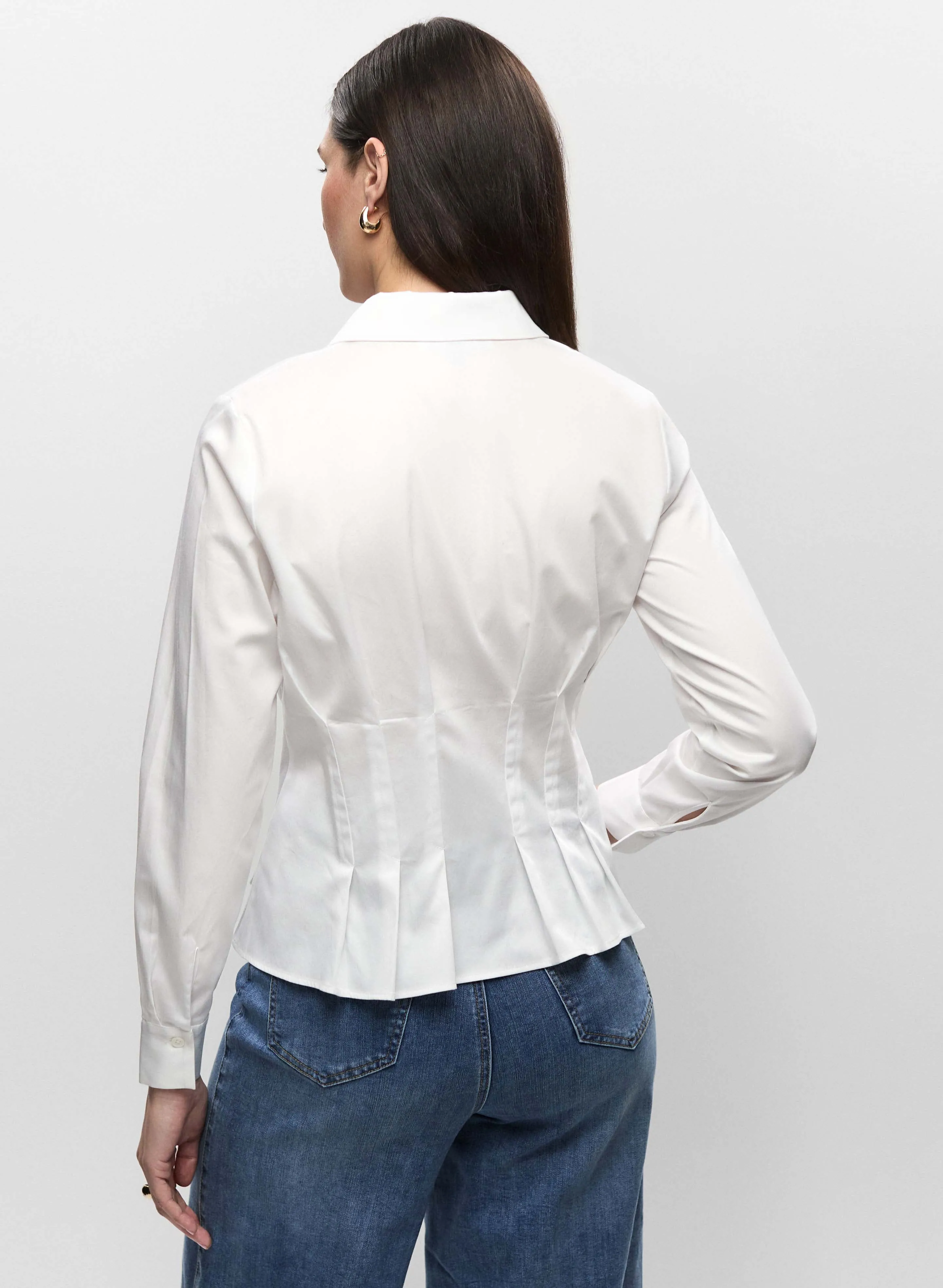 Corset Pintuck Blouse sold by Melanie Lyne product image thumbnail 4