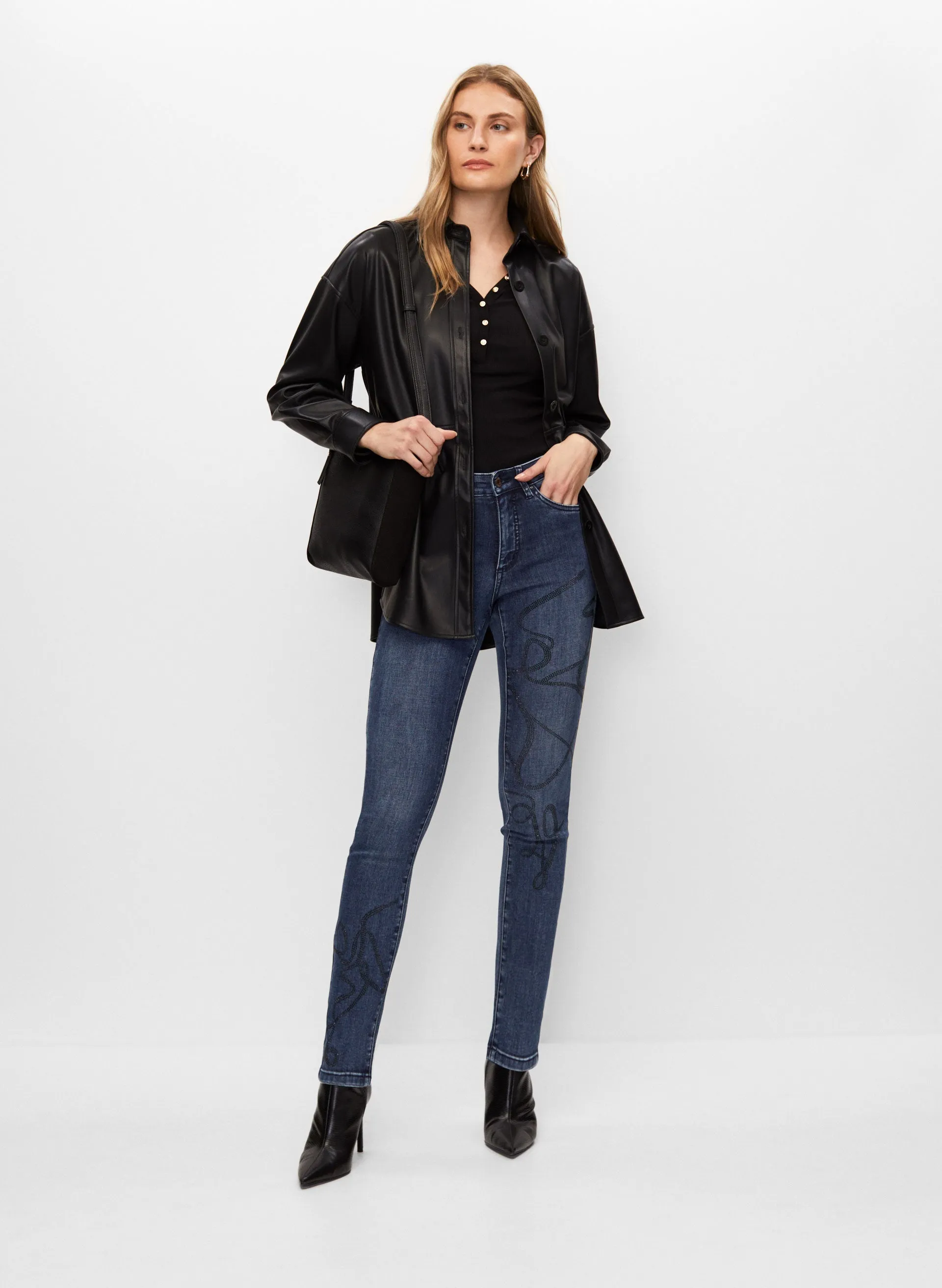 Joseph Ribkoff - Embellished Slim Leg Jeans sold by Melanie Lyne product image thumbnail 3