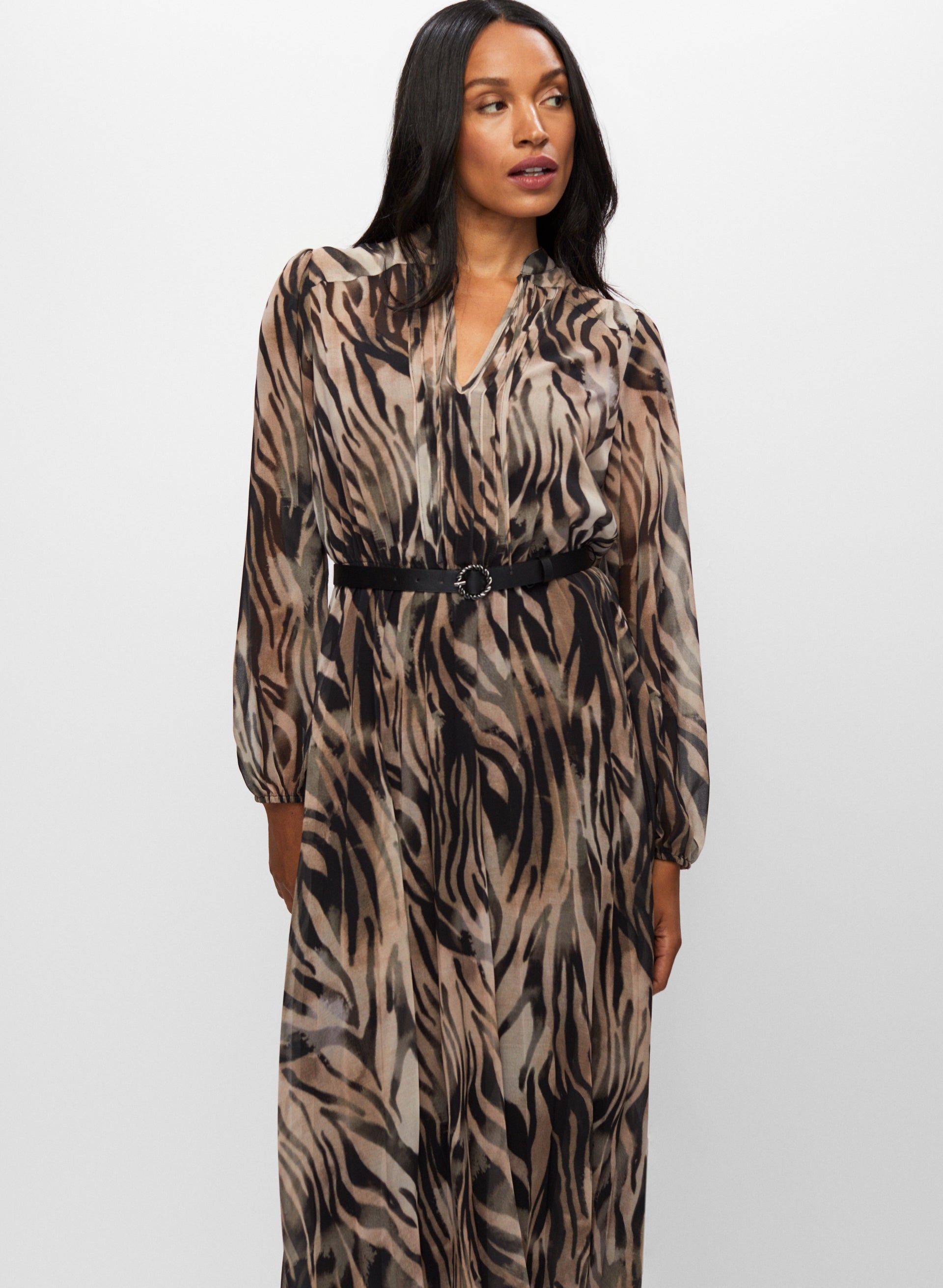 Zebra Motif Day Dress sold by Melanie Lyne product image thumbnail 5