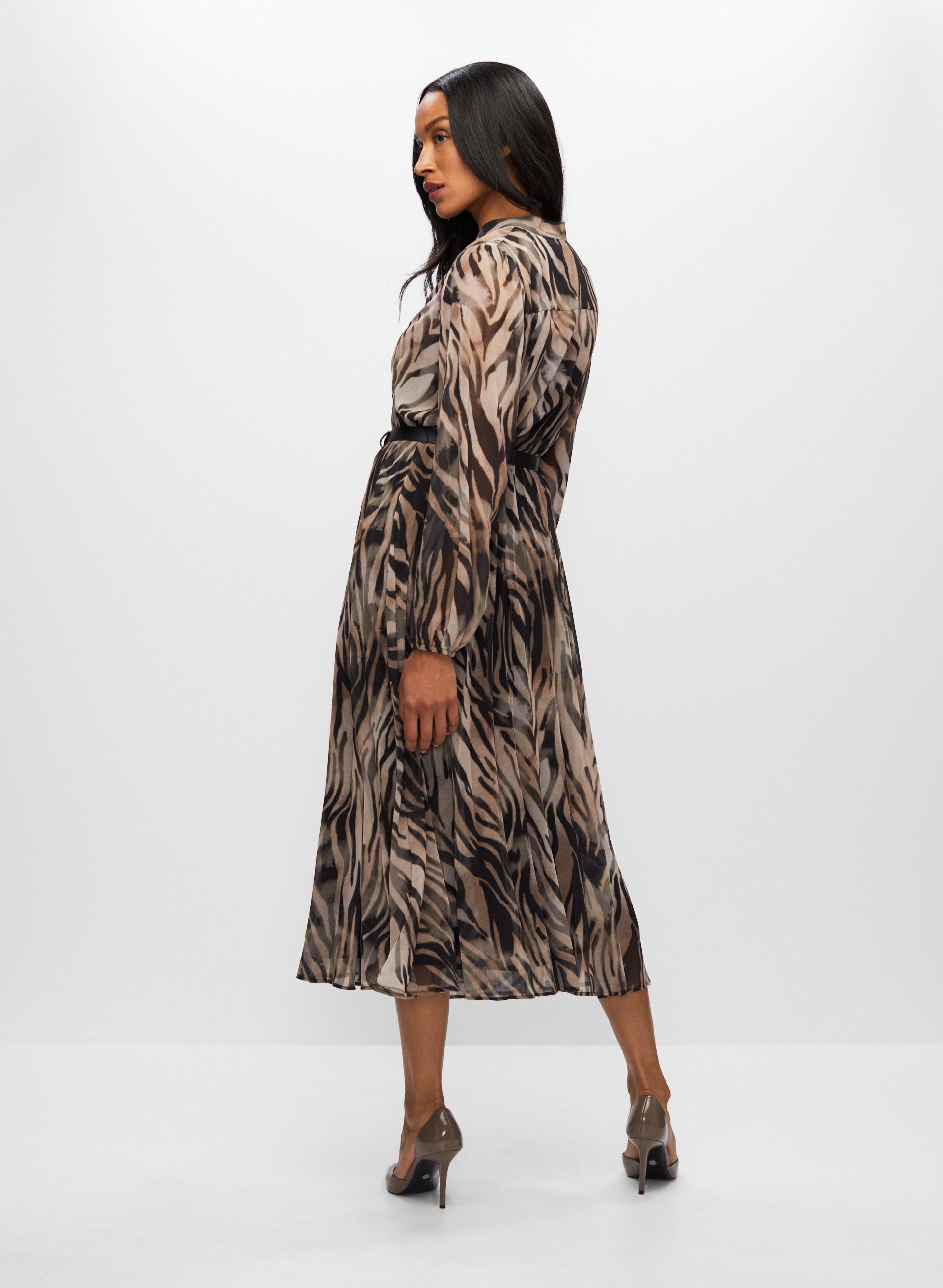 Zebra Motif Day Dress sold by Melanie Lyne product image thumbnail 4