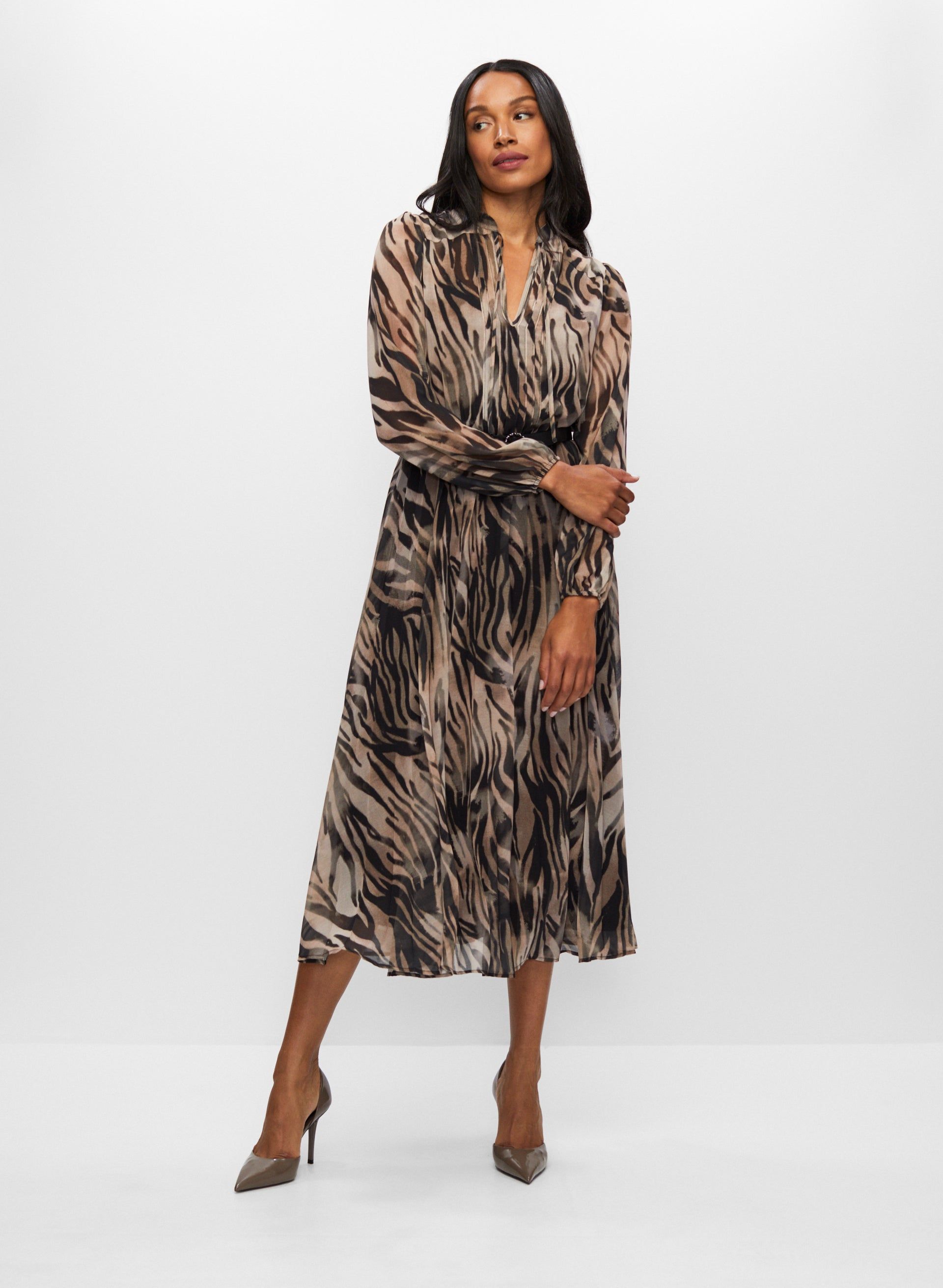 Zebra Motif Day Dress sold by Melanie Lyne