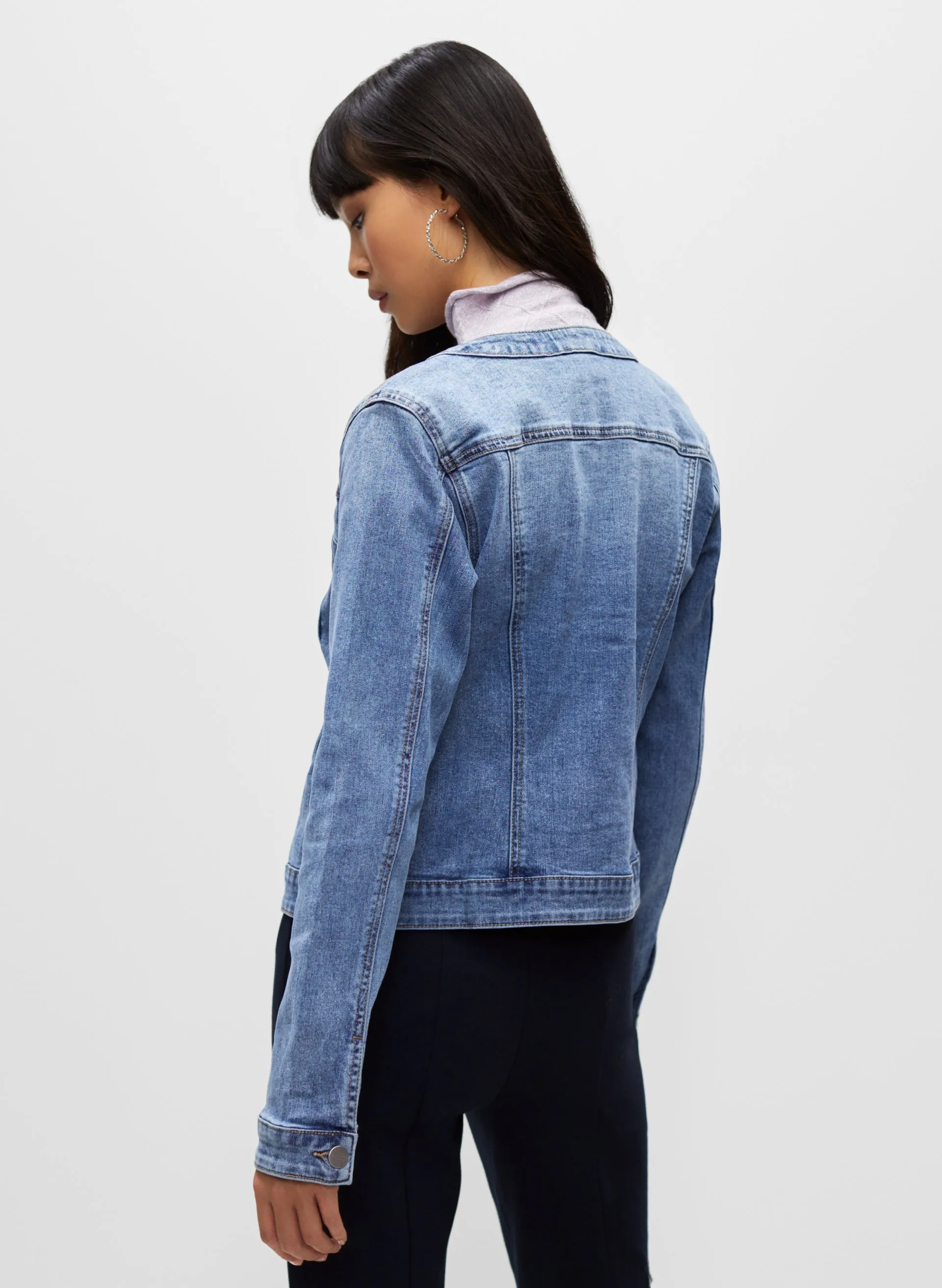Stone Detail Denim Jacket sold by Melanie Lyne product image thumbnail 2