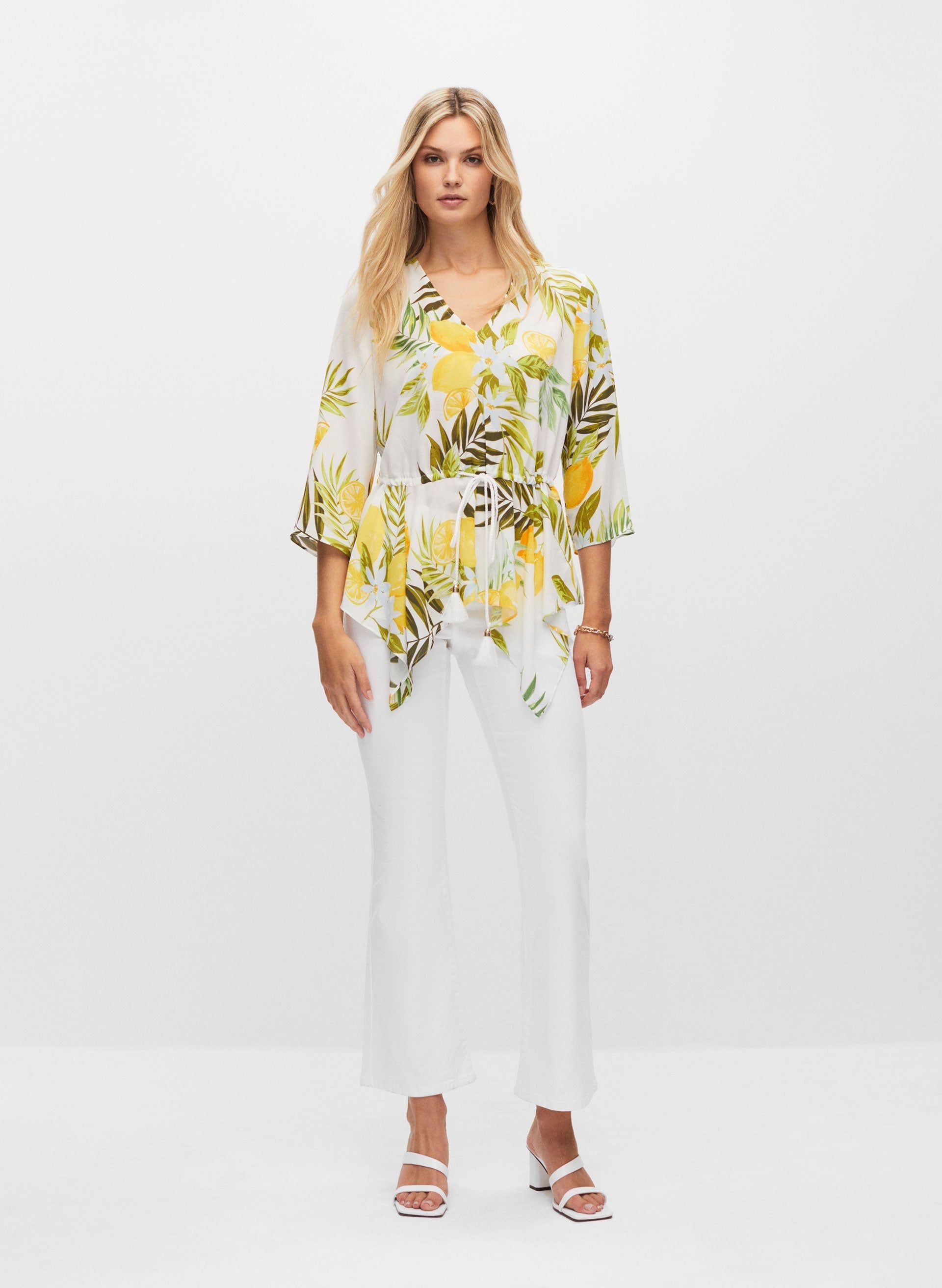 Lemon Print Blouse sold by Melanie Lyne product image thumbnail 3