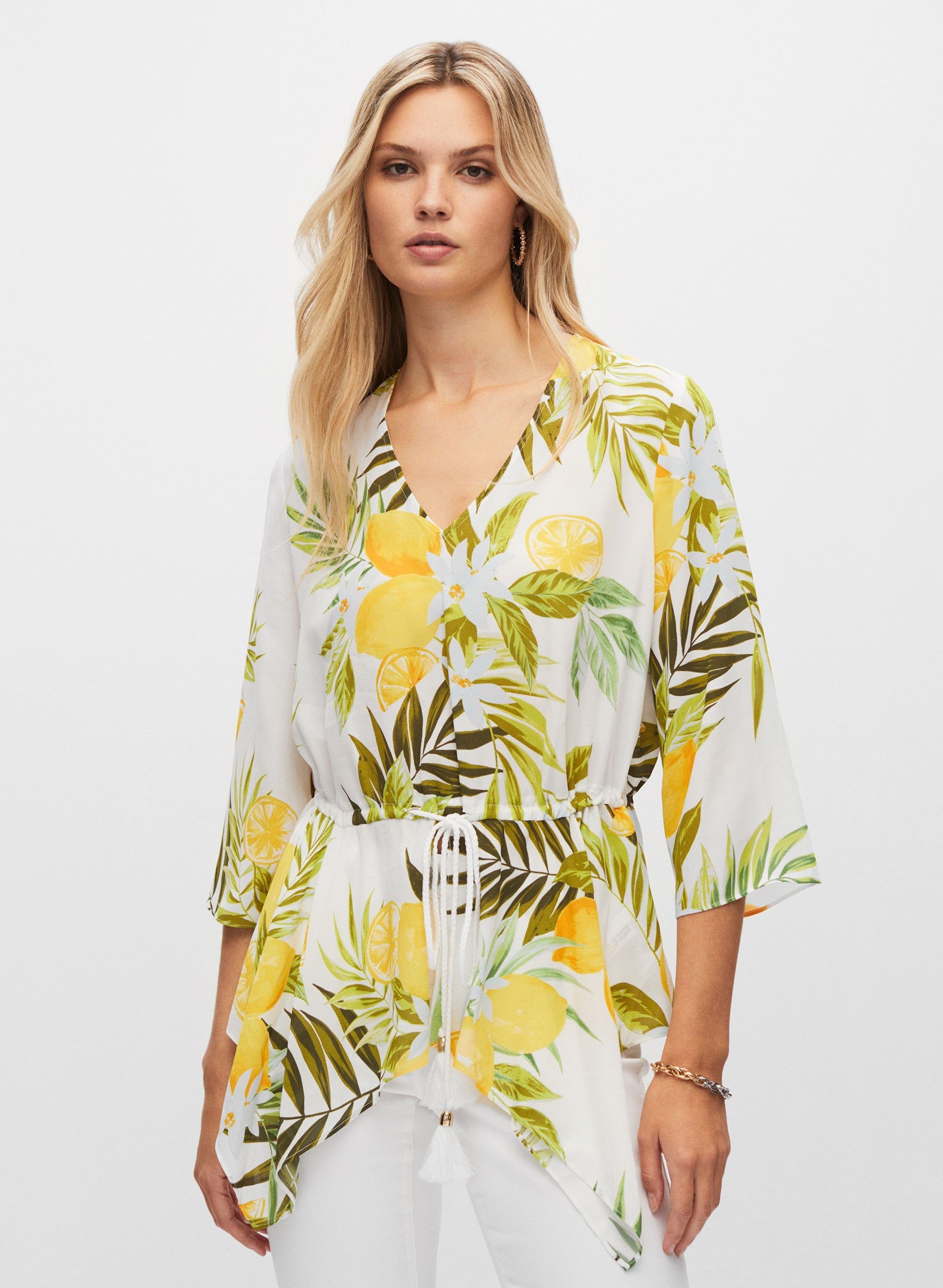 Lemon Print Blouse sold by Melanie Lyne