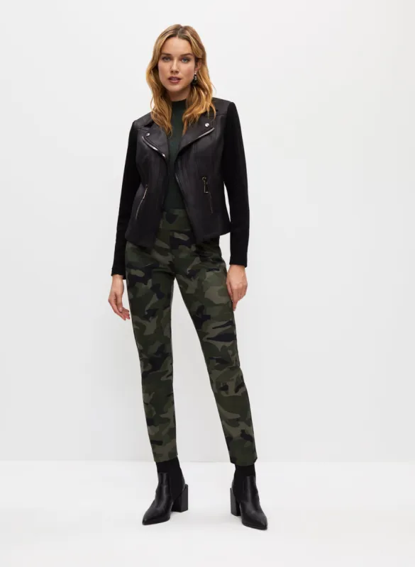 Camo Pull-On Slim Leg Jeans sold by Melanie Lyne