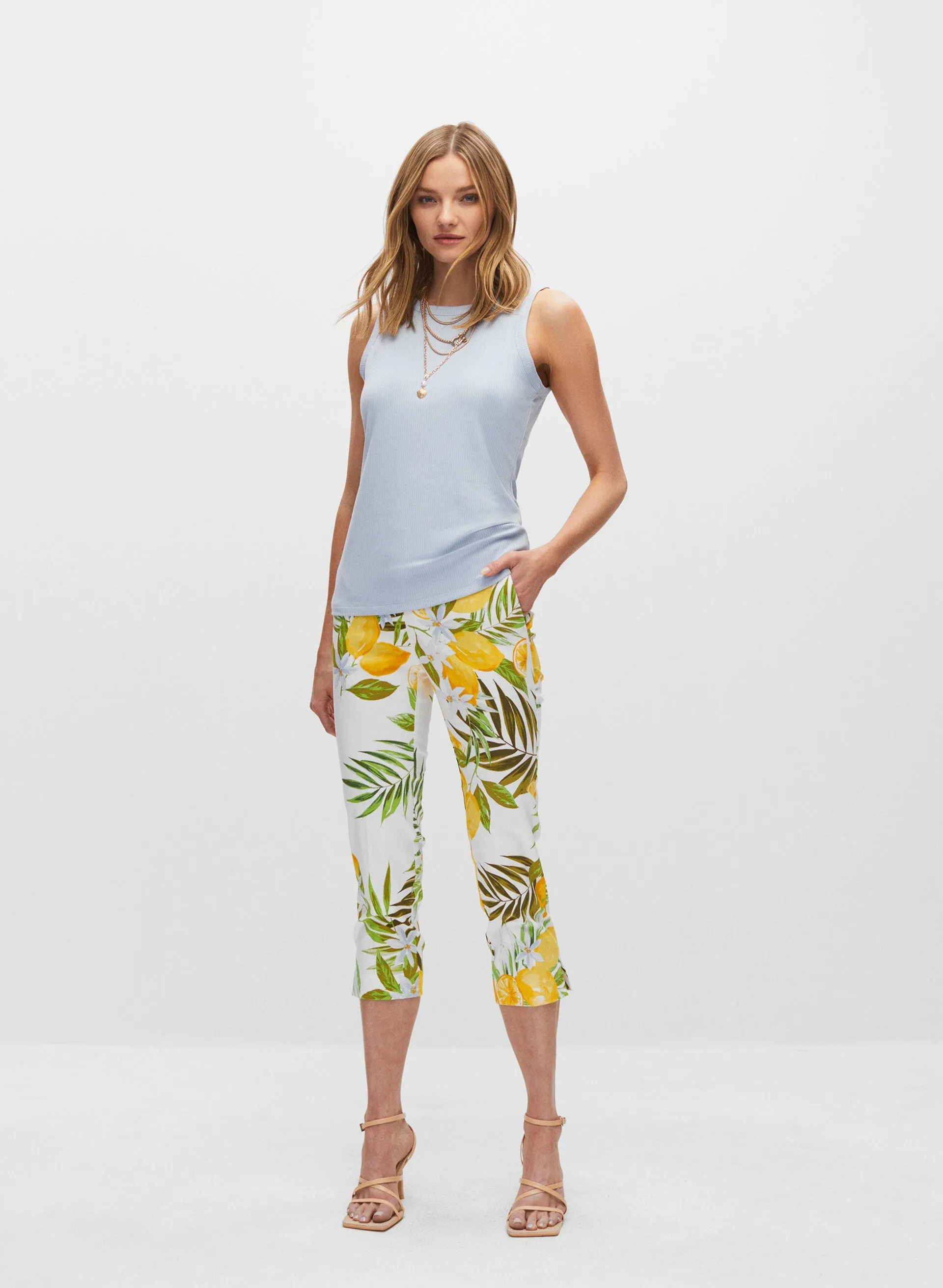 Sleeveless Ribbed Tank Top sold by Melanie Lyne product image thumbnail 2