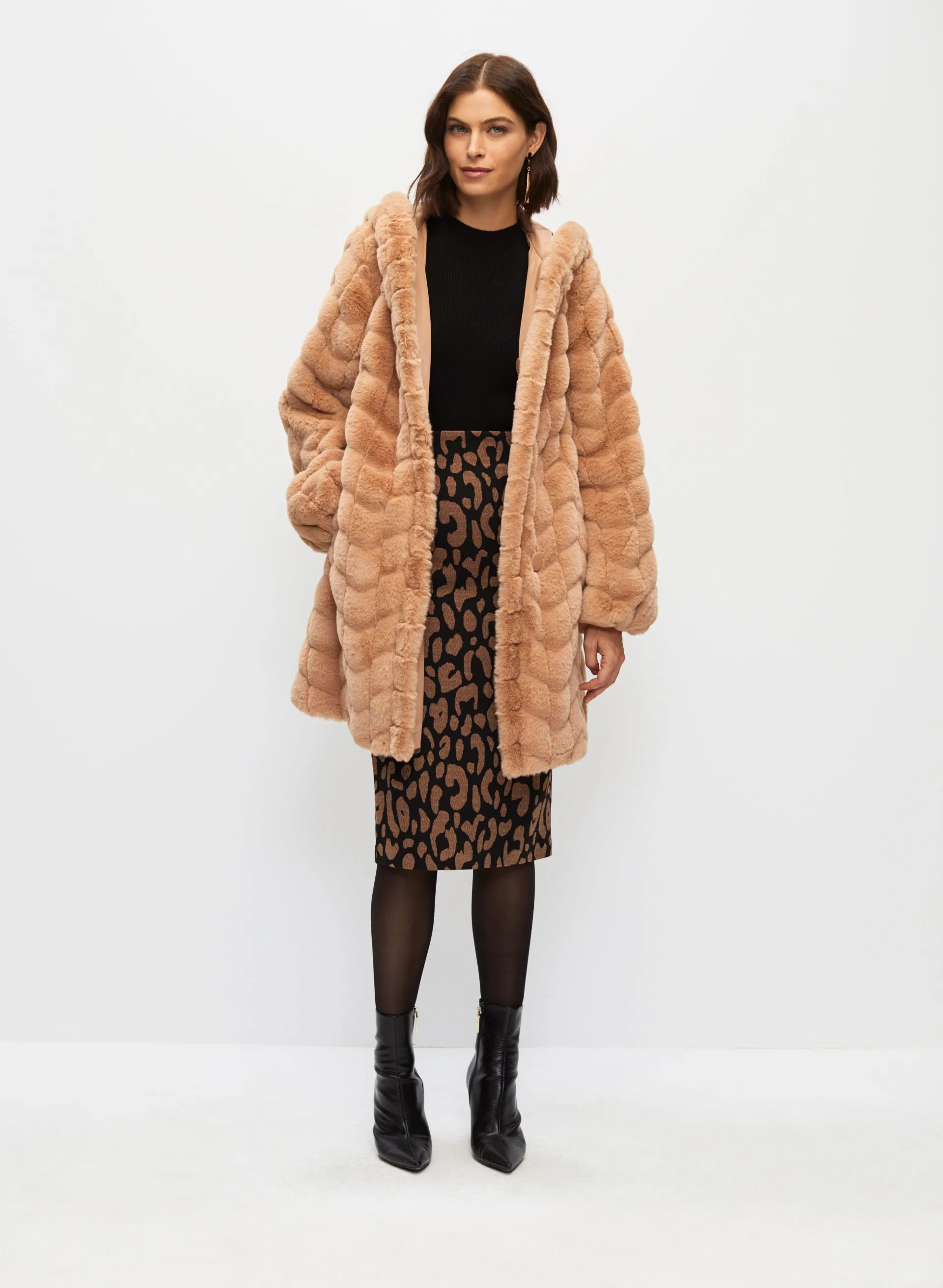 Reversible Faux Fur Coat sold by Melanie Lyne