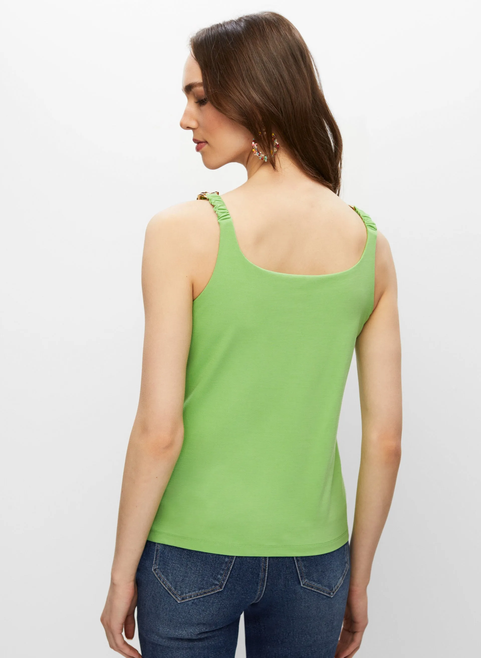 Chain Strap Tank Top sold by Melanie Lyne product image thumbnail 2