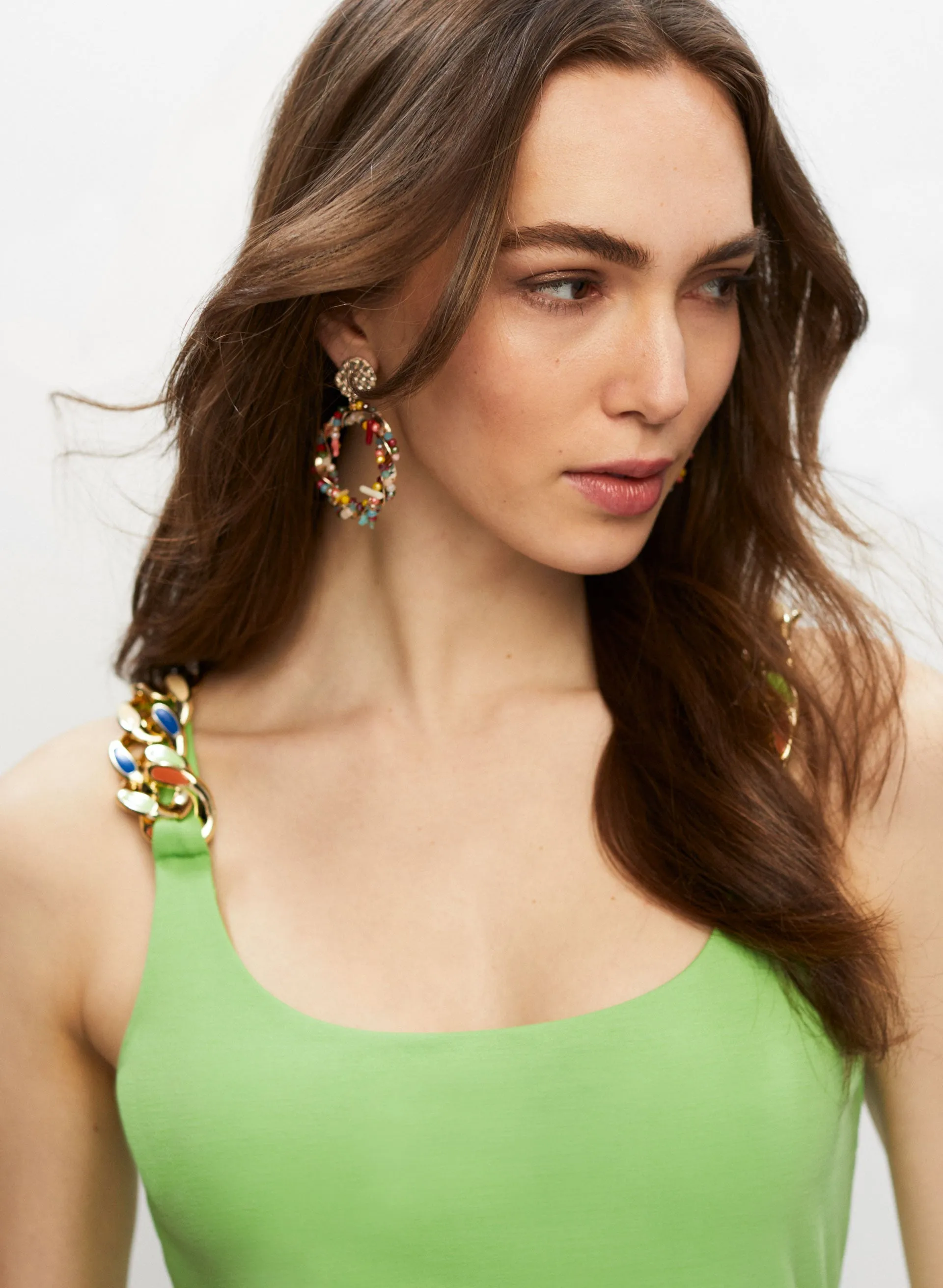 Chain Strap Tank Top sold by Melanie Lyne product image thumbnail 3