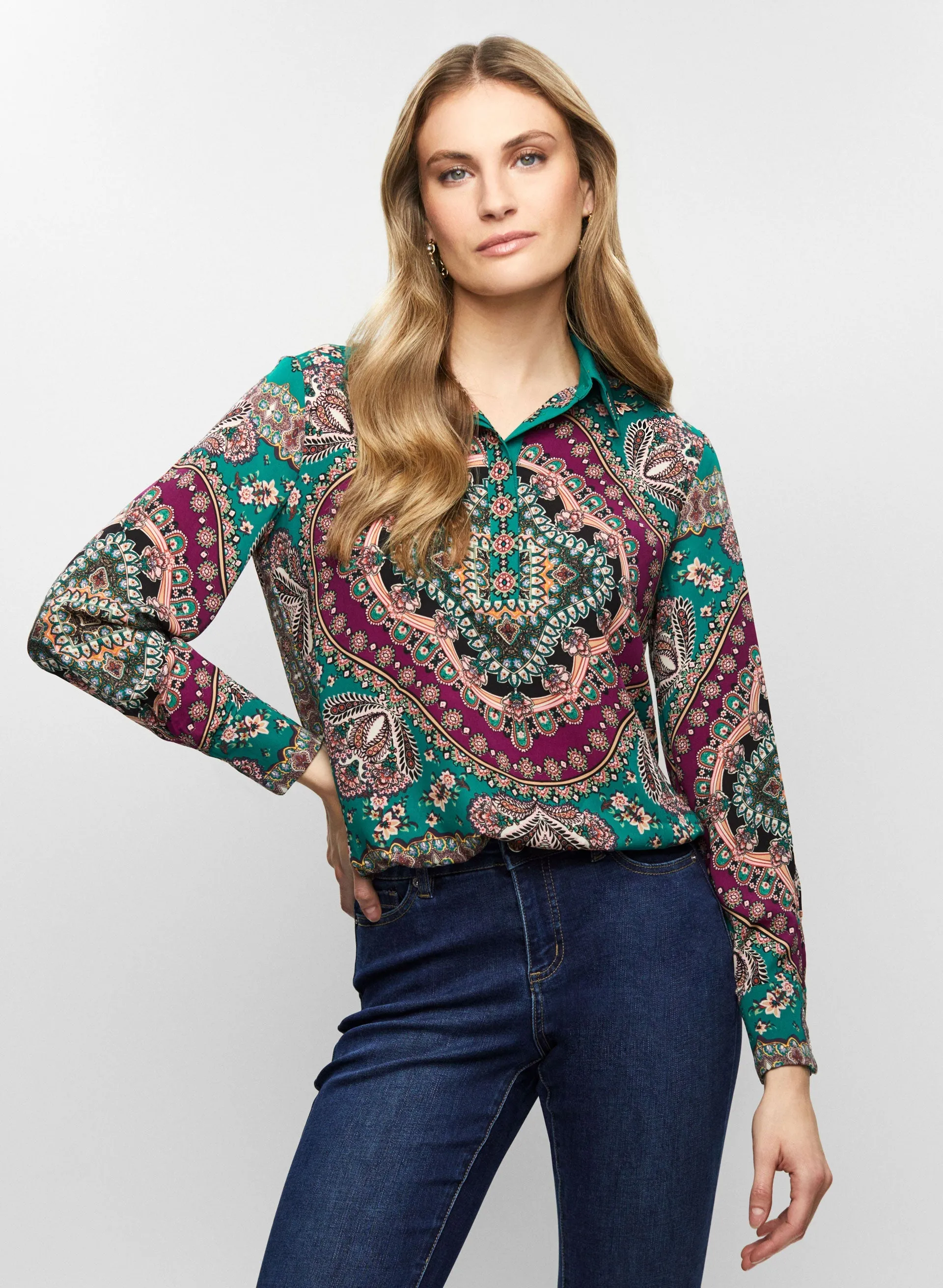 Paisley Print Top sold by Melanie Lyne product image thumbnail 5