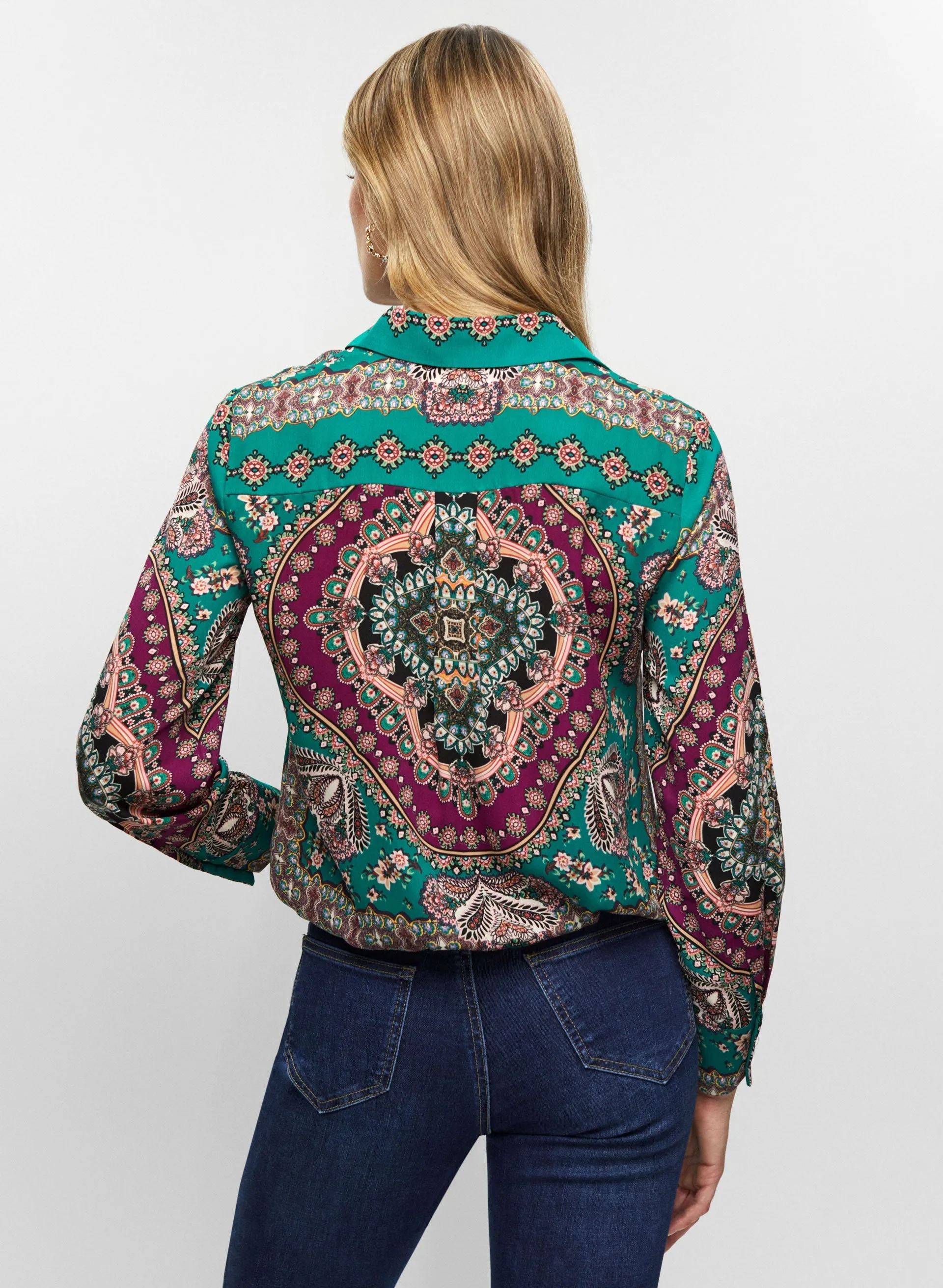 Paisley Print Top sold by Melanie Lyne product image thumbnail 4