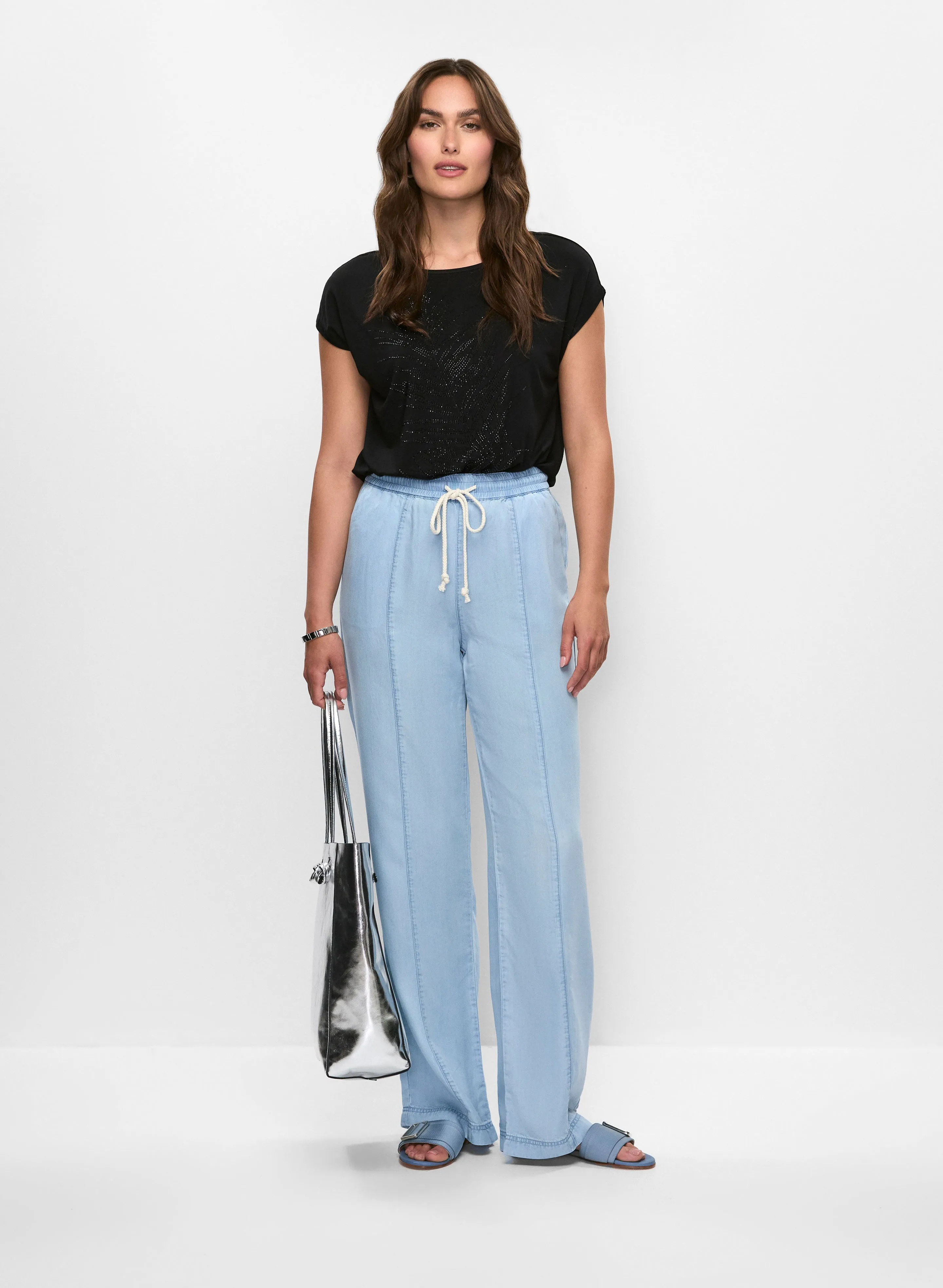 Embroidered Top & Wide Leg Pants sold by Melanie Lyne