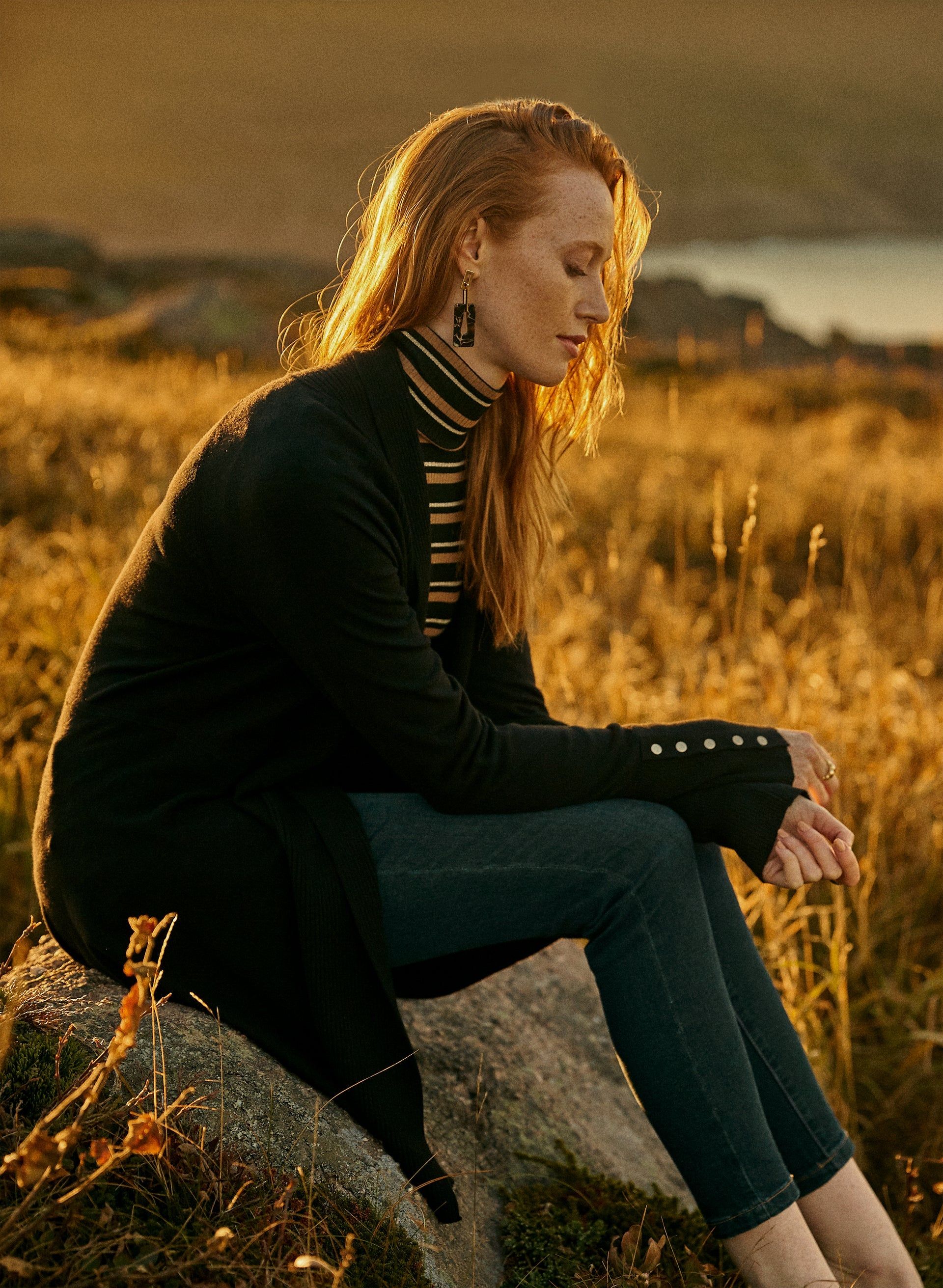 Open Front Knit Cardigan sold by Melanie Lyne product image thumbnail 2