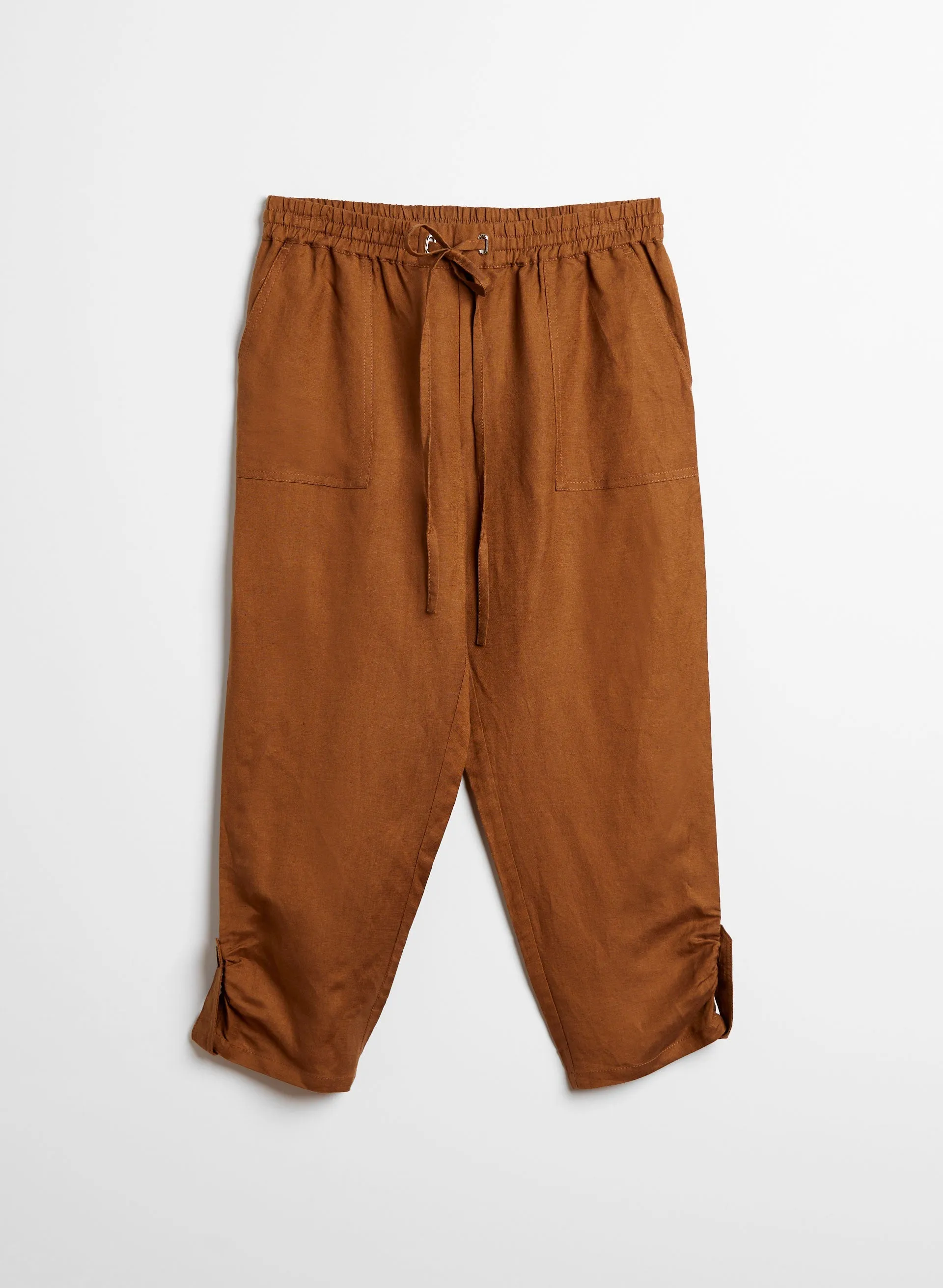 Linen Jogger Capris sold by Melanie Lyne product image thumbnail 5