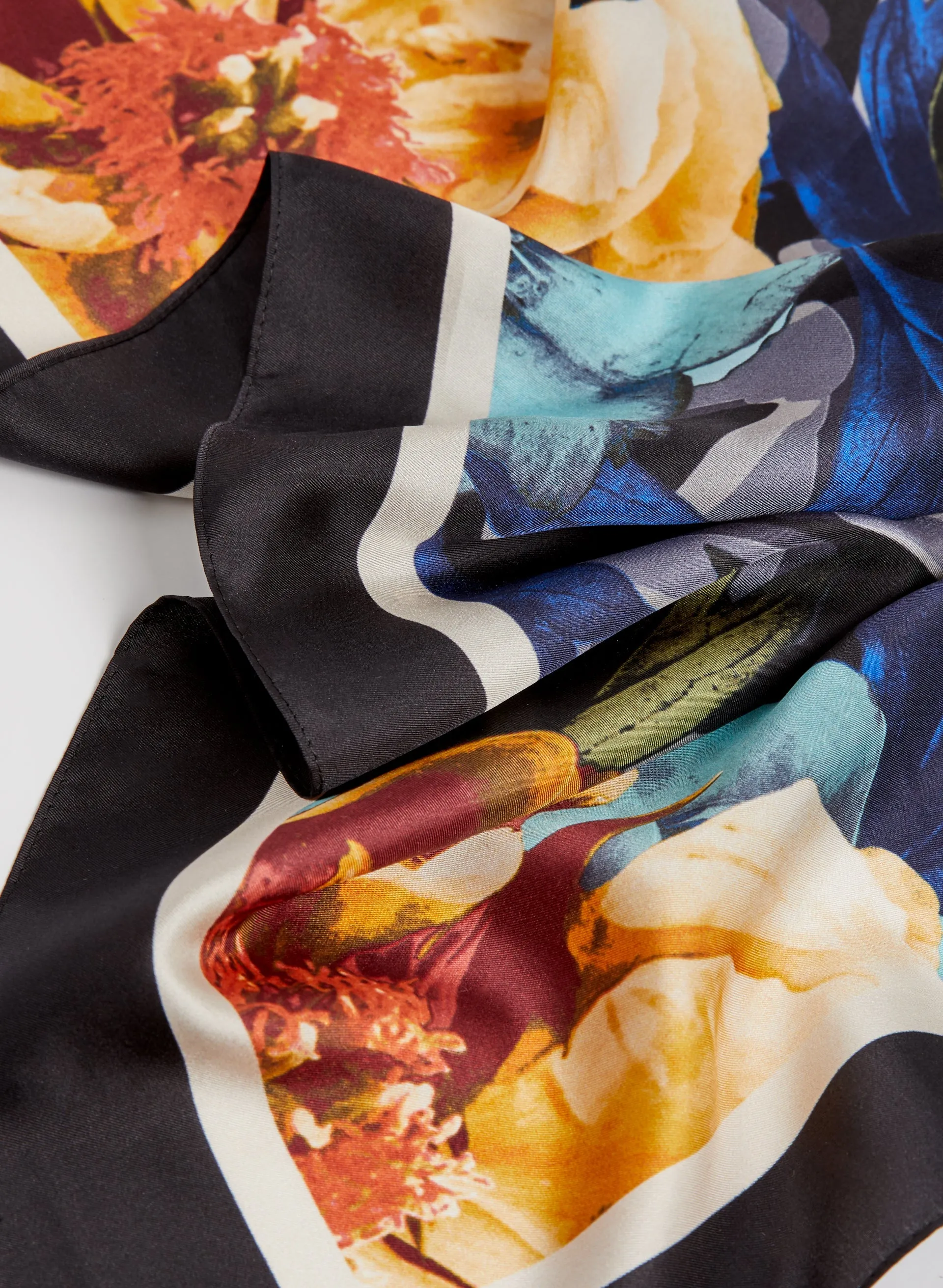 Floral Print Silk Scarf sold by Melanie Lyne product image thumbnail 2