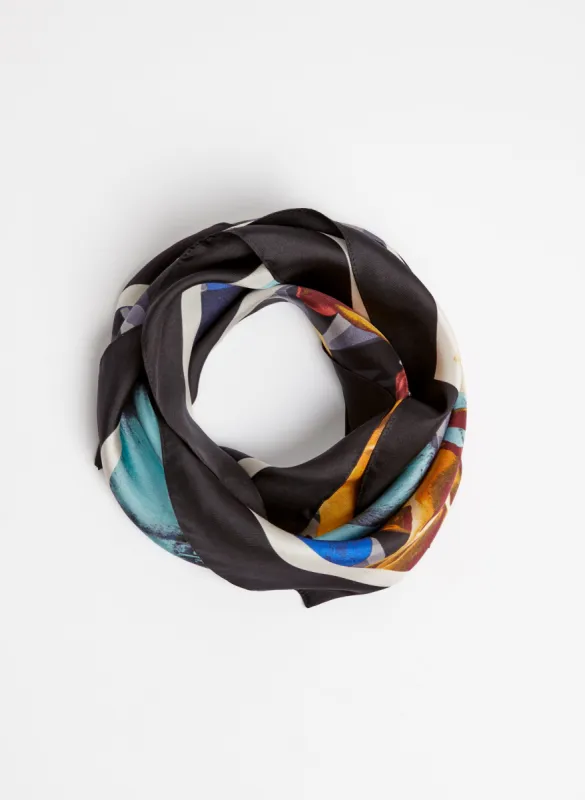 Floral Print Silk Scarf sold by Melanie Lyne